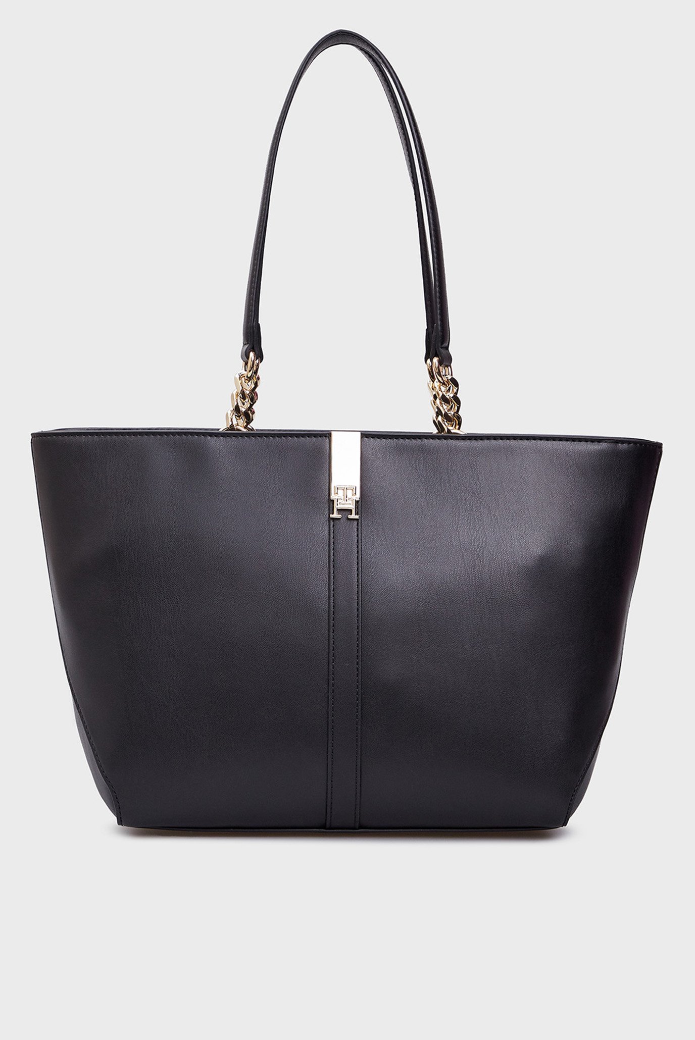 Женская черная сумка TH HERITAGE TOTE 1