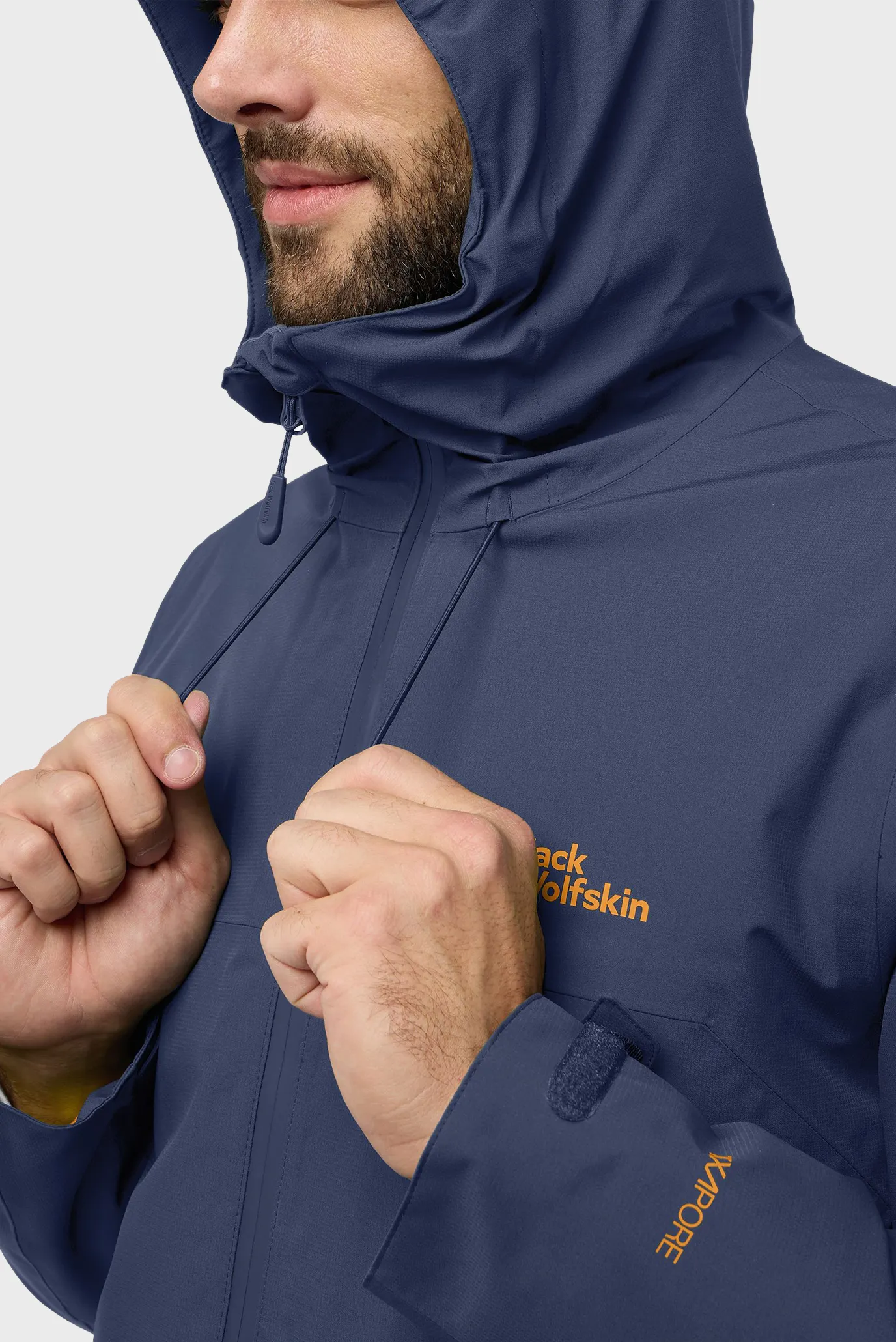 Мужская синяя куртка WISPER INS JKT M Jack Wolfskin A61870_C0412