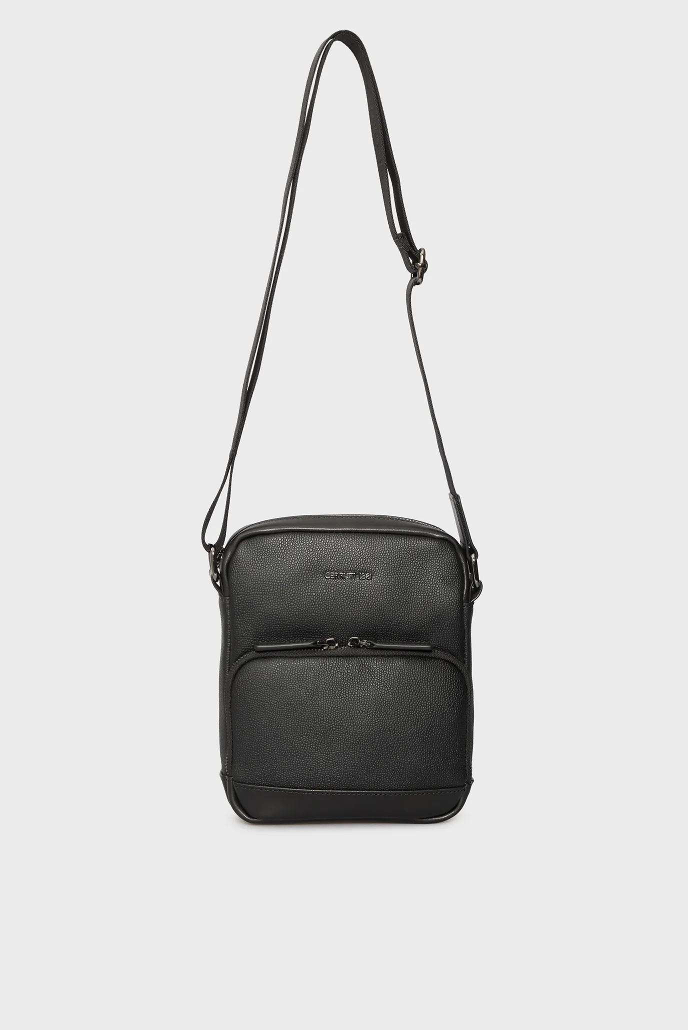 Мужская черная кожаная сумка JEREMY 5