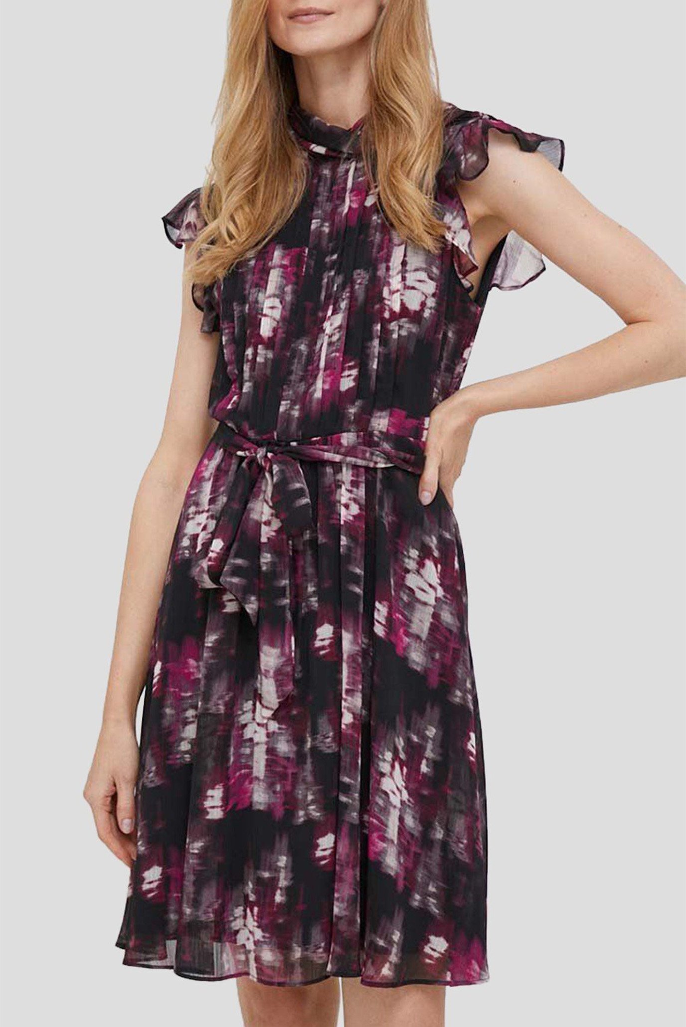Женское черное платье с узором Черный 2 DKNY DD3GM092 Женское черное платье с узором Черный 2 DKNY DD3GM092