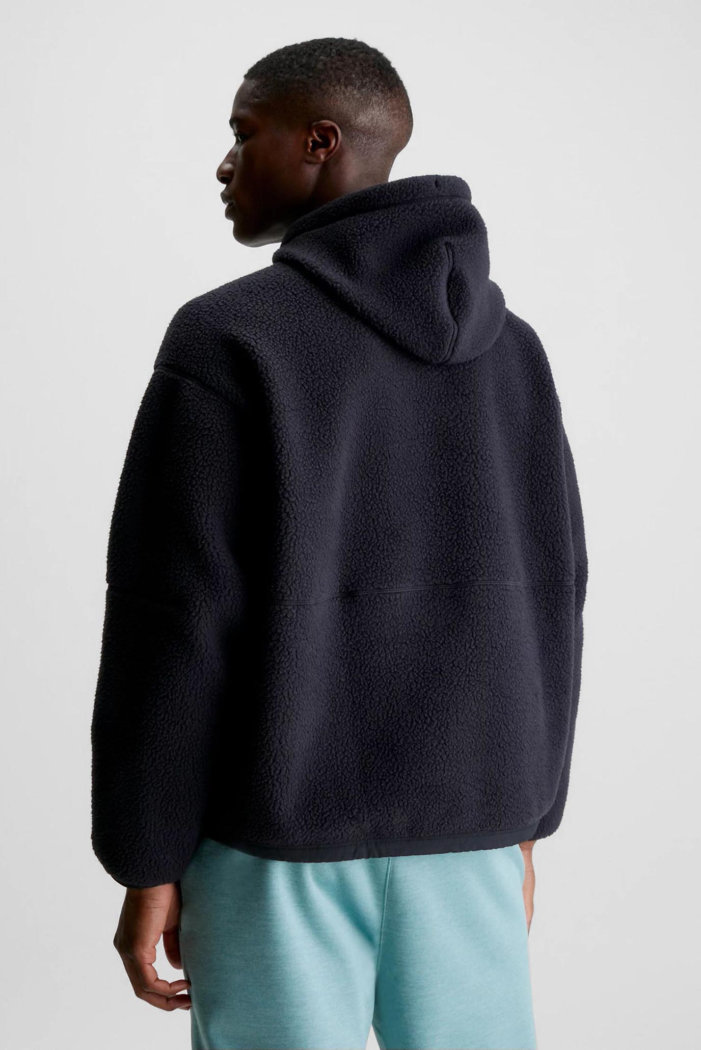 Calvin klein sherpa hoodie sale