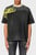 Чоловіча чорна футболка T-ROXT-SLITS