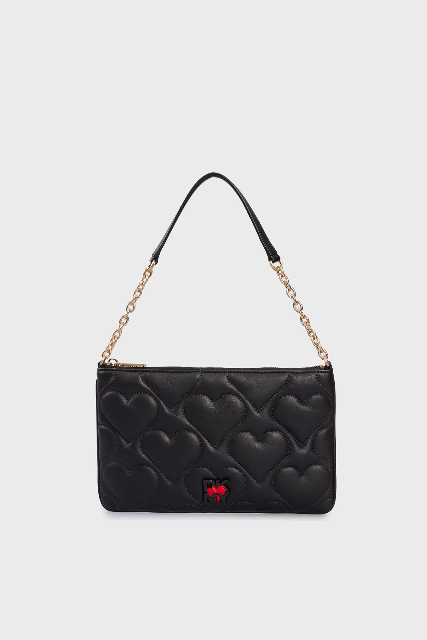 Женская черная кожаная сумка HEART OF NY QUILTED Черный ONESIZE DKNY R413KF08 Женская черная кожаная сумка HEART OF NY QUILTED Черный ONESIZE DKNY R413KF08