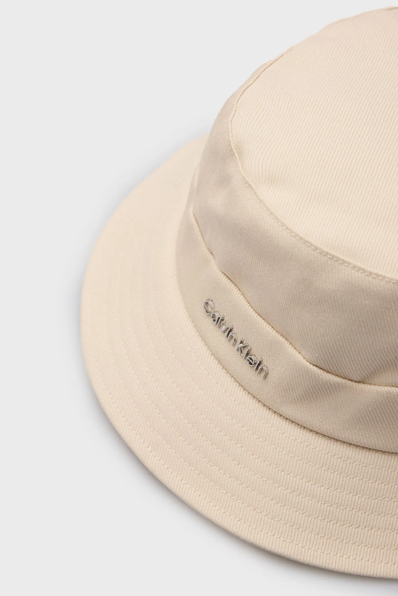 Женская бежевая панама BACK TIE COTTON TWILL BUCKET 3