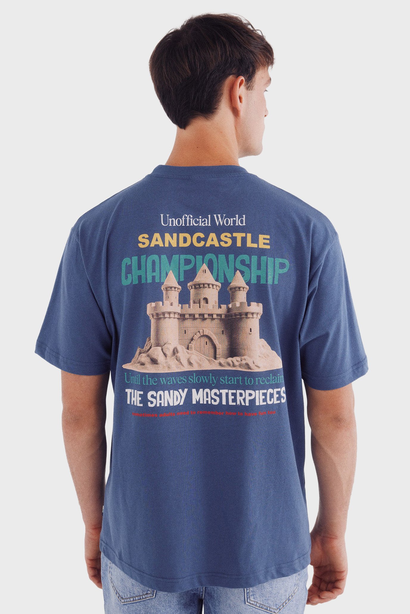 Мужская синяя футболка Sand Castle Синий L SPRINGFIELD 269176 Мужская синяя футболка Sand Castle Синий L SPRINGFIELD 269176