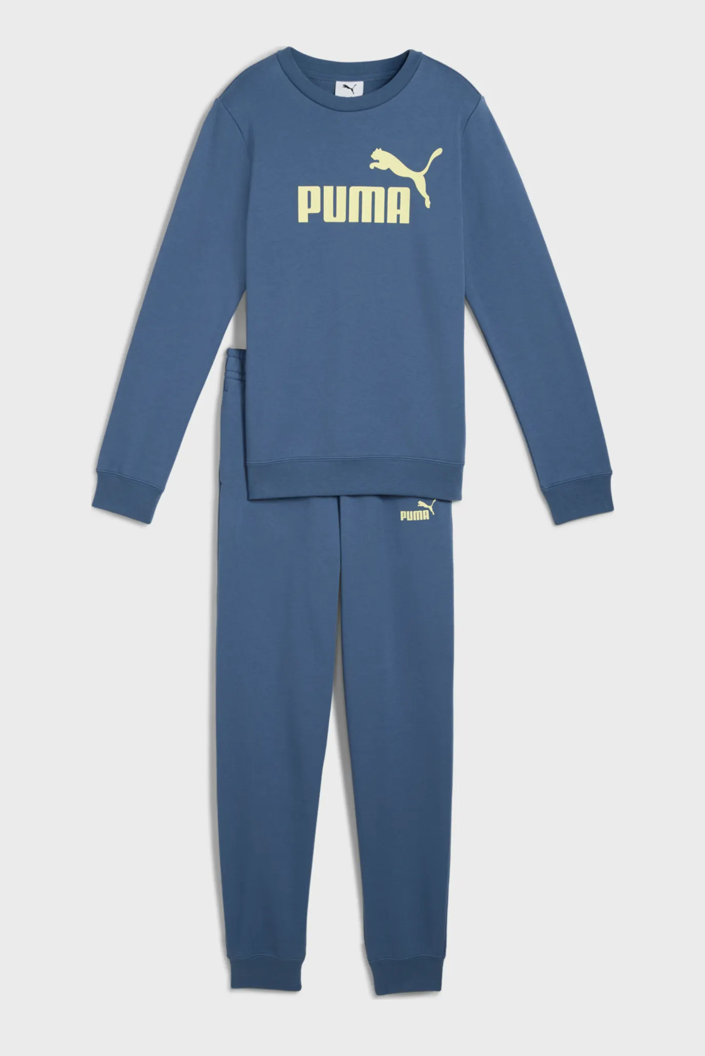 Дитячий синій спортивний костюм (світшот, штани) Essentials No.1 Logo Crew Sweat Suit Youth 1