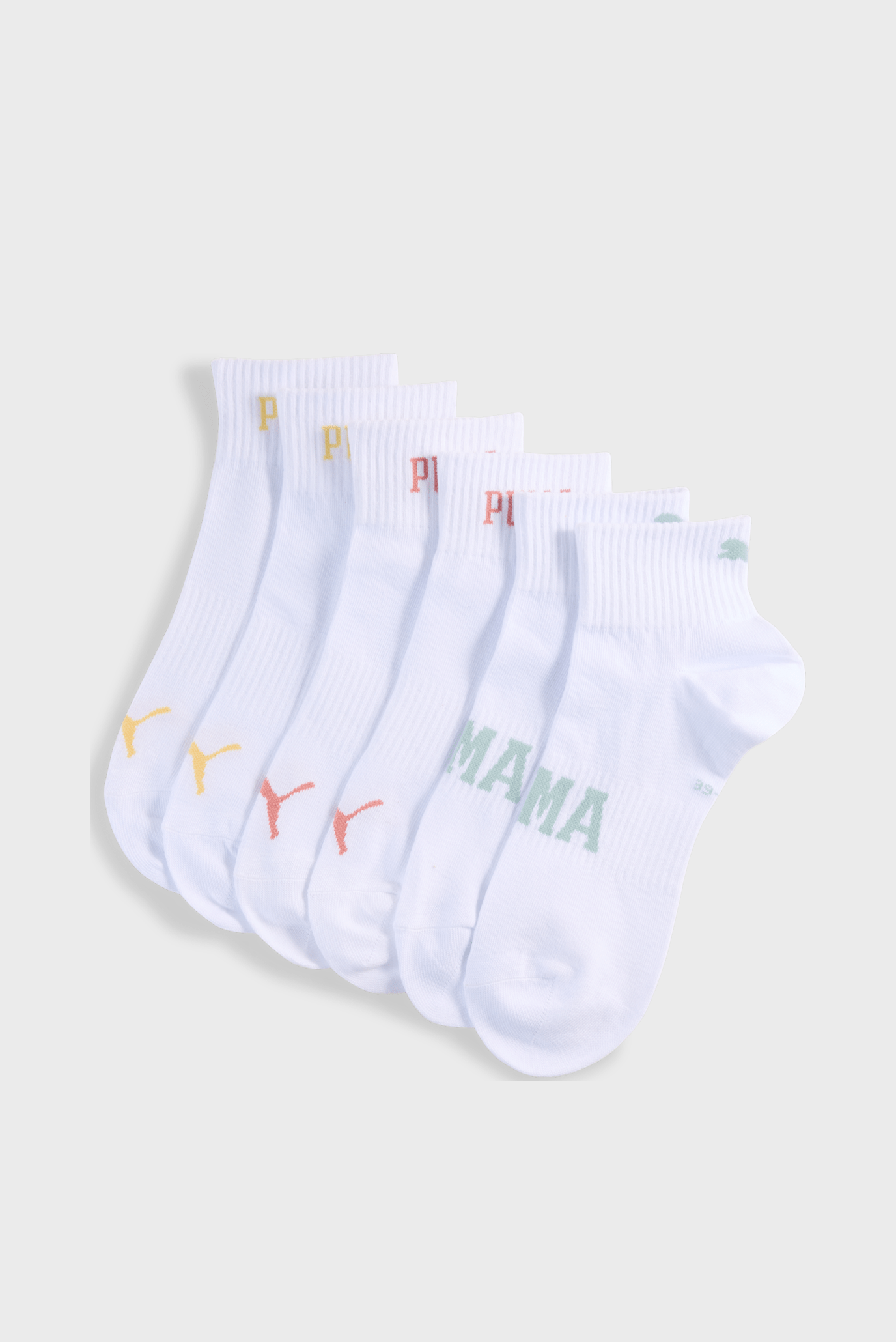 Белые носки (3 пары) Logo Quarter Socks Unisex 1