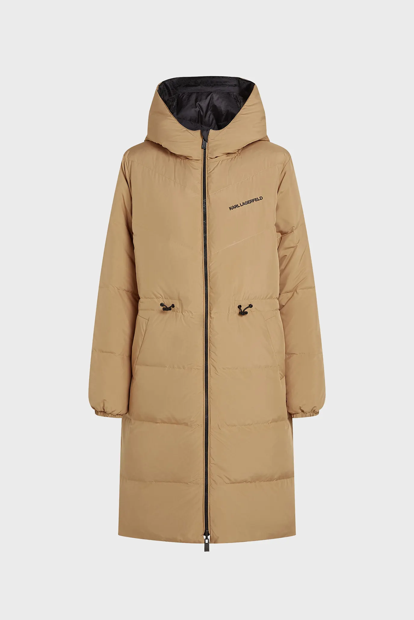 Женская двусторонняя куртка reversible long 6