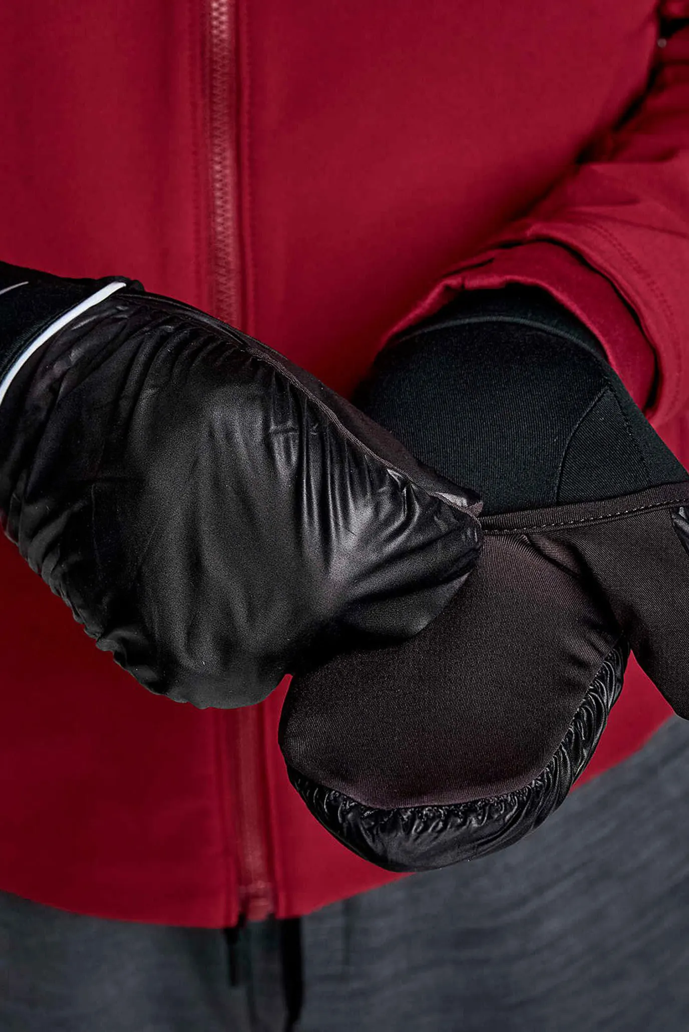 Чорні рукавички 2 в 1 HURRICANE CONVERTIBLE MITT 4