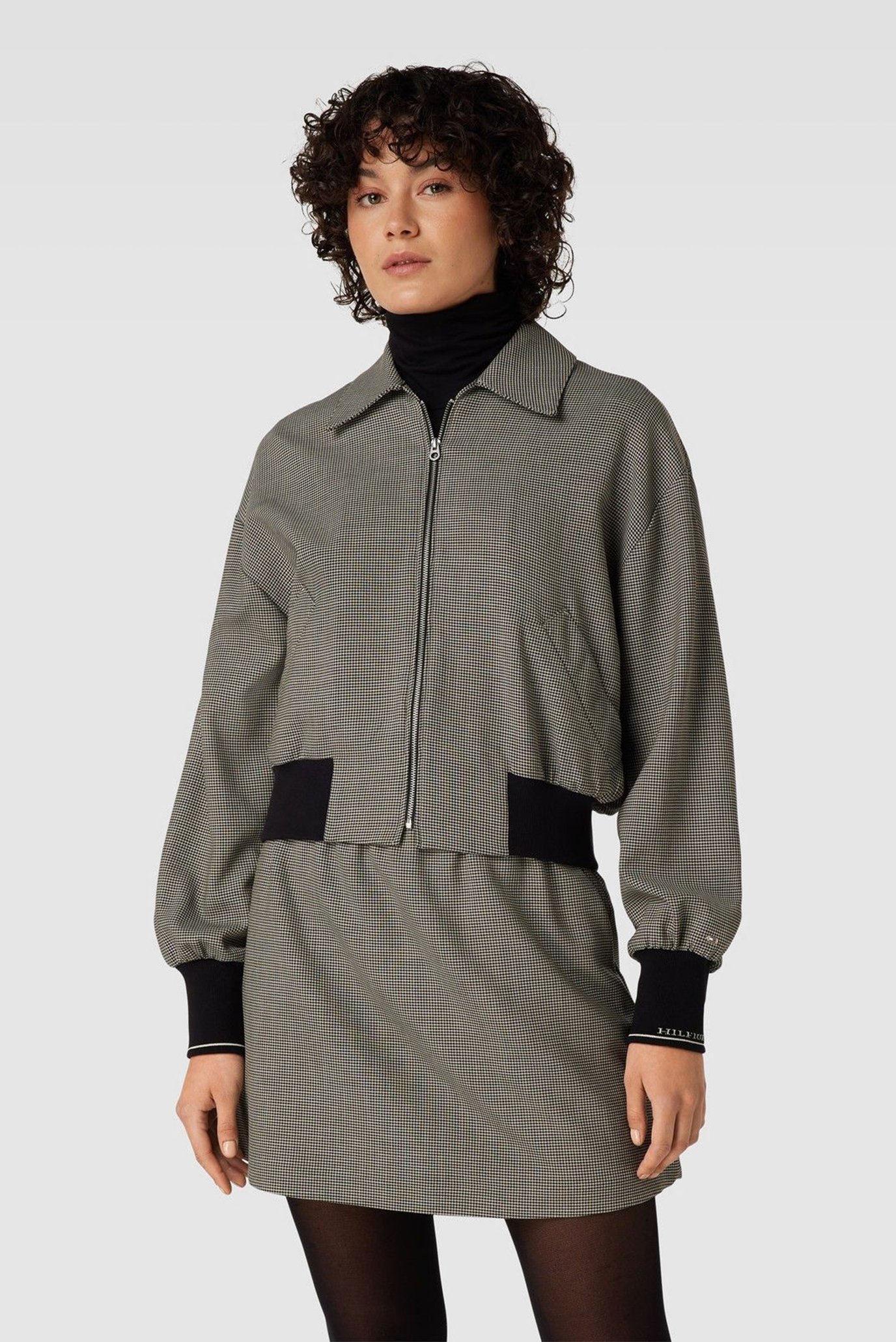 Женская куртка в клетку MINI CHECK 1