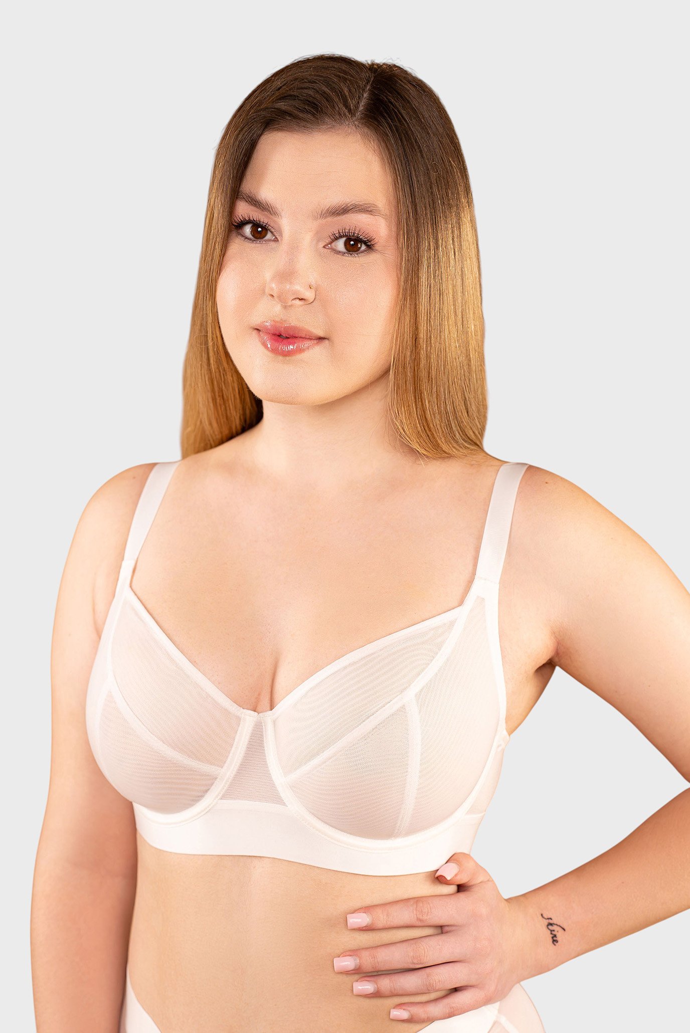 Женский белый бюстгальтер Белый 80C brabrabra SLZ27301011 Женский белый бюстгальтер Белый 80C brabrabra SLZ27301011