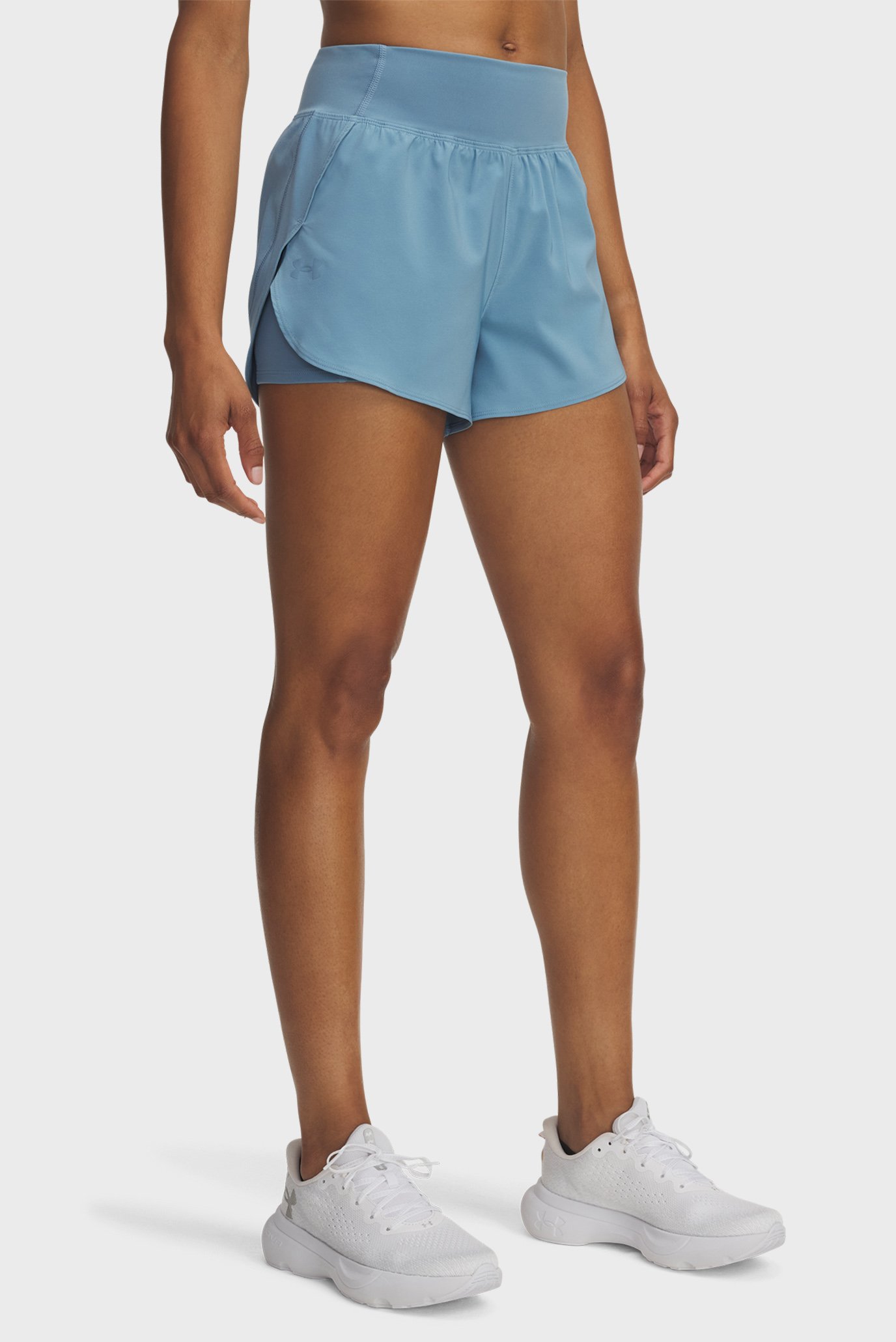 Женские голубые шорты UA Vanish 2in1 Short Голубой M Under Armour 1376936-418 Женские голубые шорты UA Vanish 2in1 Short Голубой M Under Armour 1376936-418