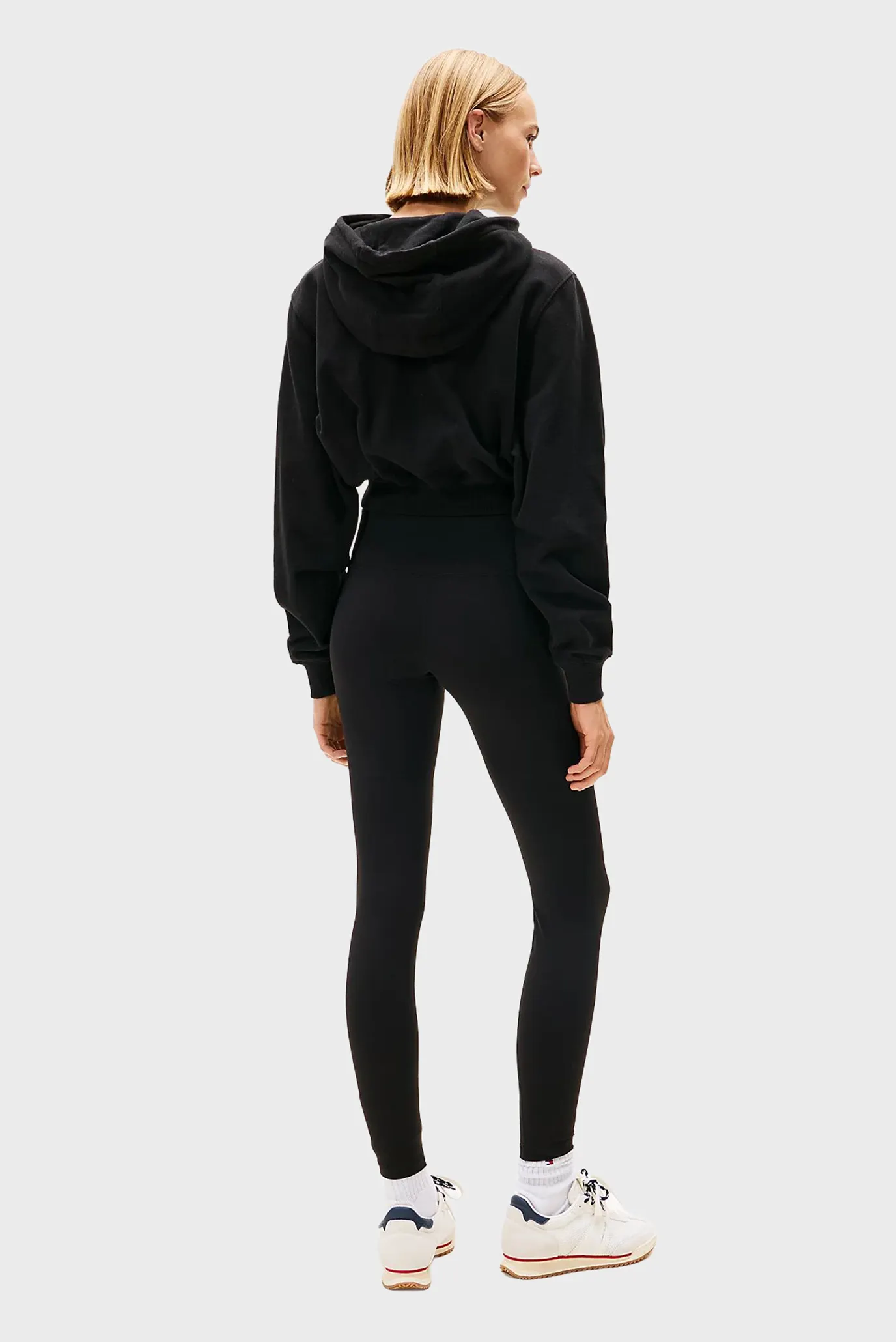 Женские черные леггинсы SILVER 3