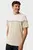 Мужская бежевая футболка Colorblock t-shirt regular fit