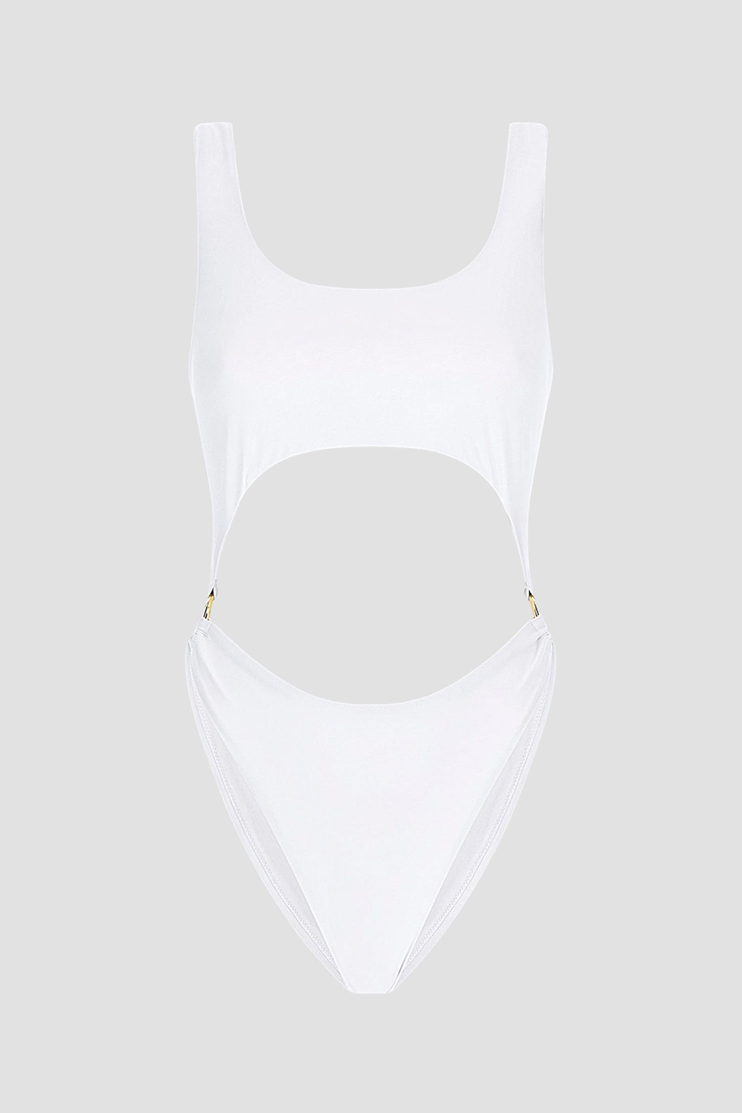 Жіночий білий купальник 1