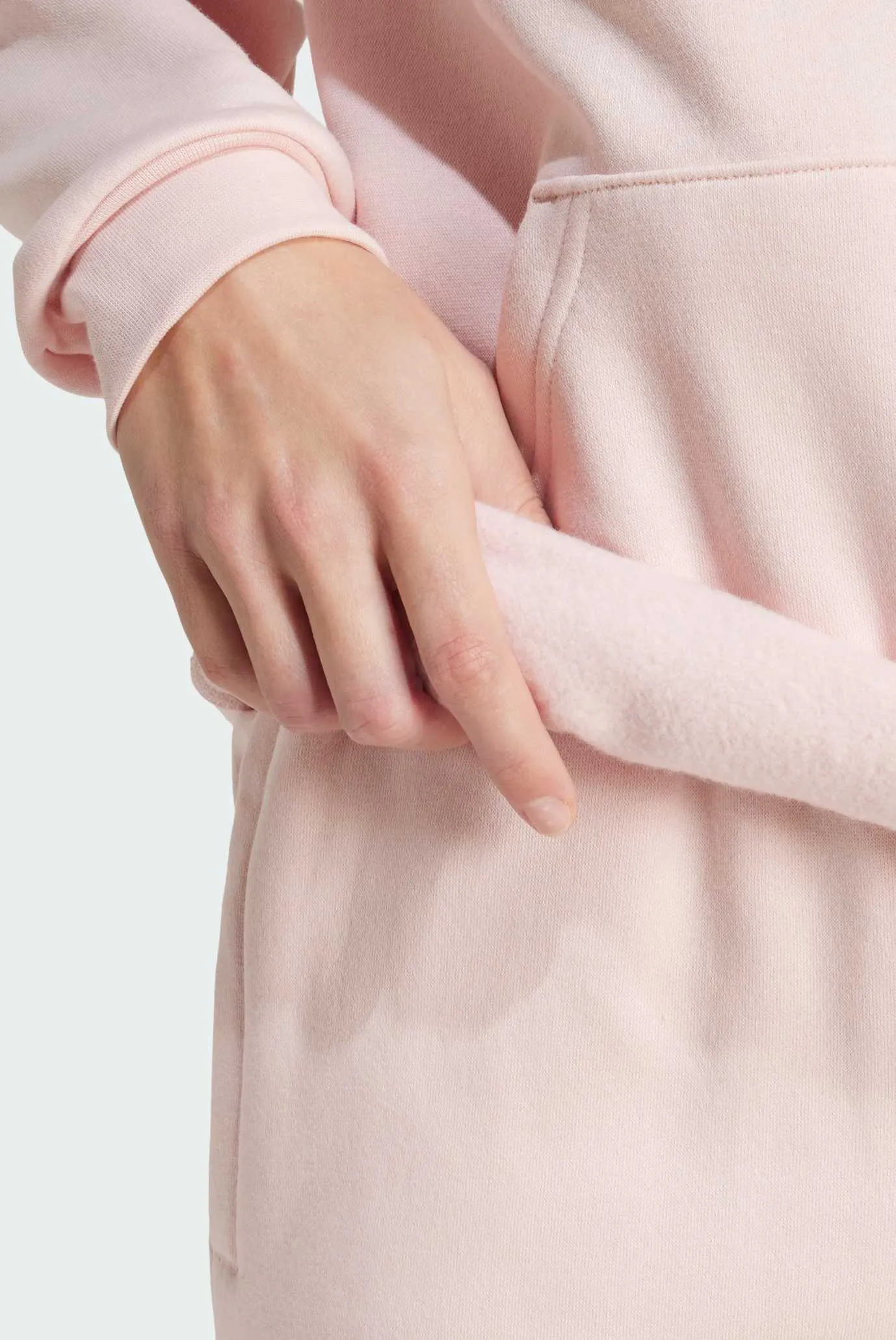 Женское розовое худи Essentials Small Logo Feel Cozy 5