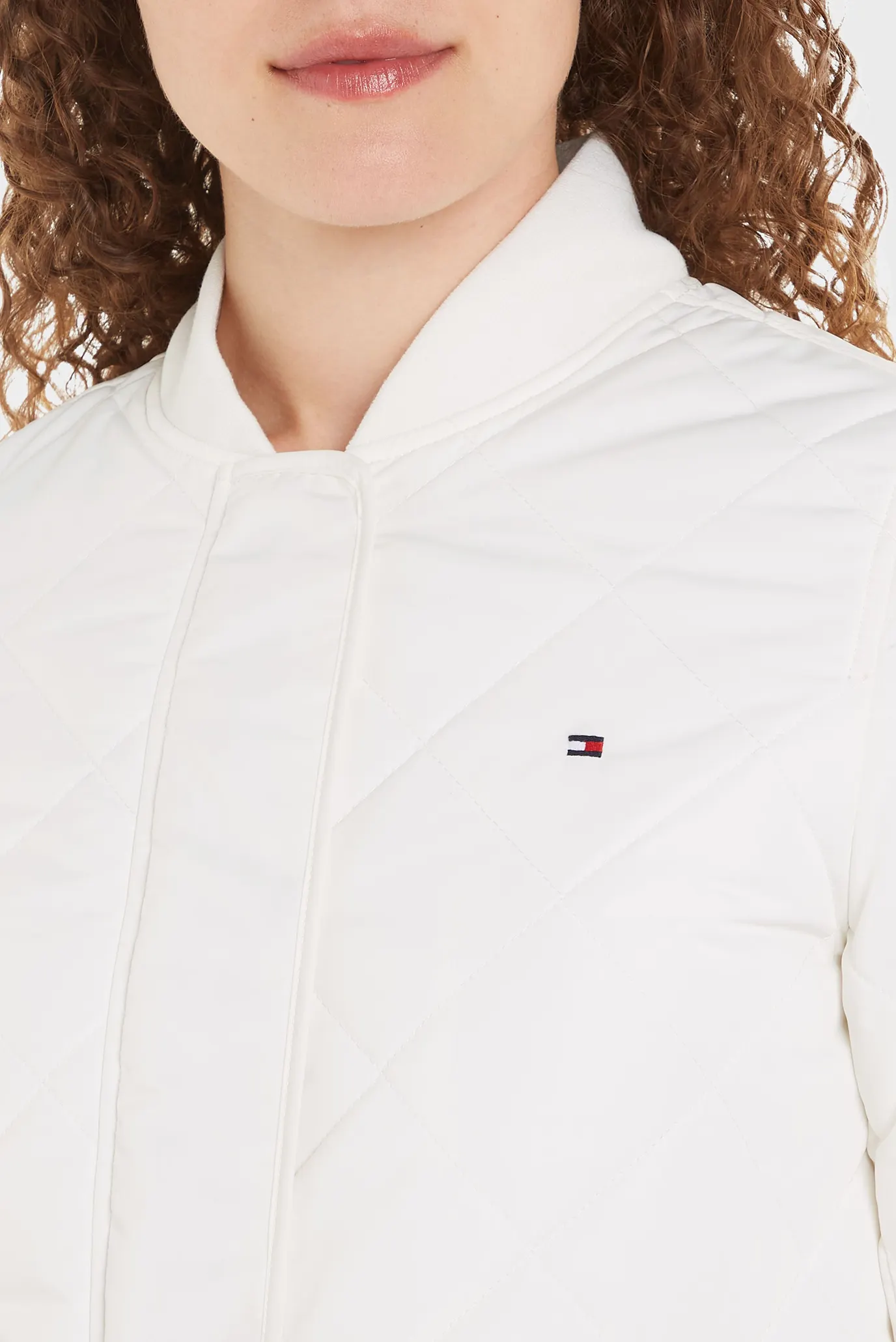 Жіночий білий бомбер LW QUILTED BOMBER JACKET 3
