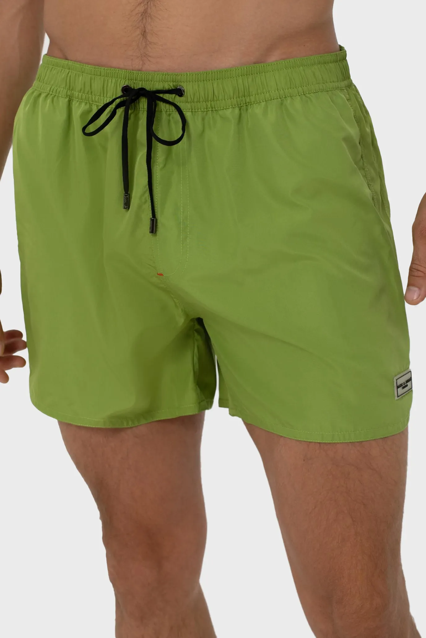Мужские зеленые плавательные шорты 4