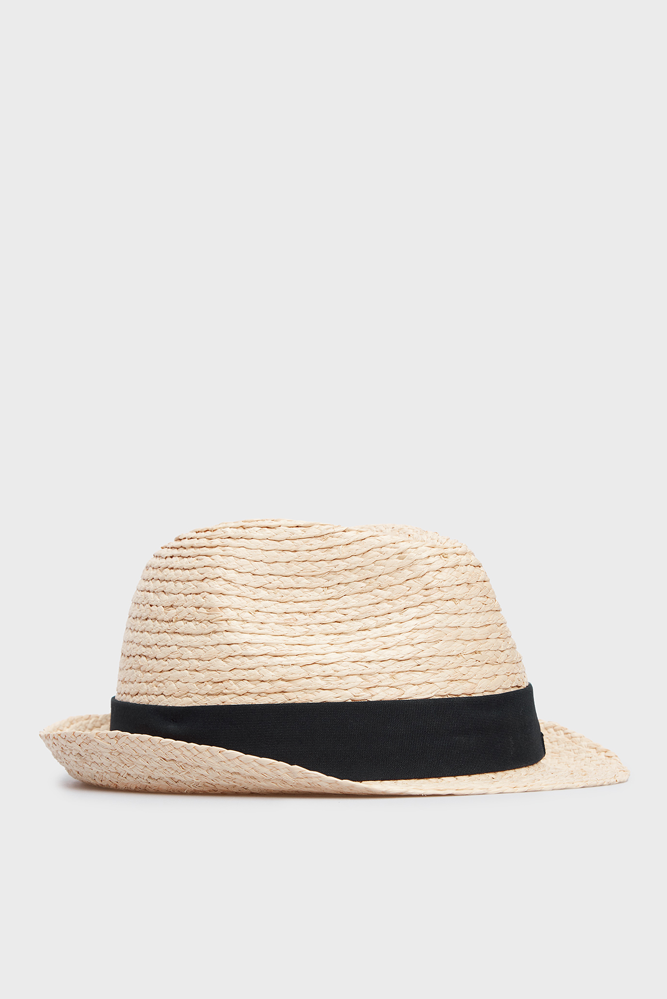 Мужская бежевая соломенная шляпа STRAW HAT 1