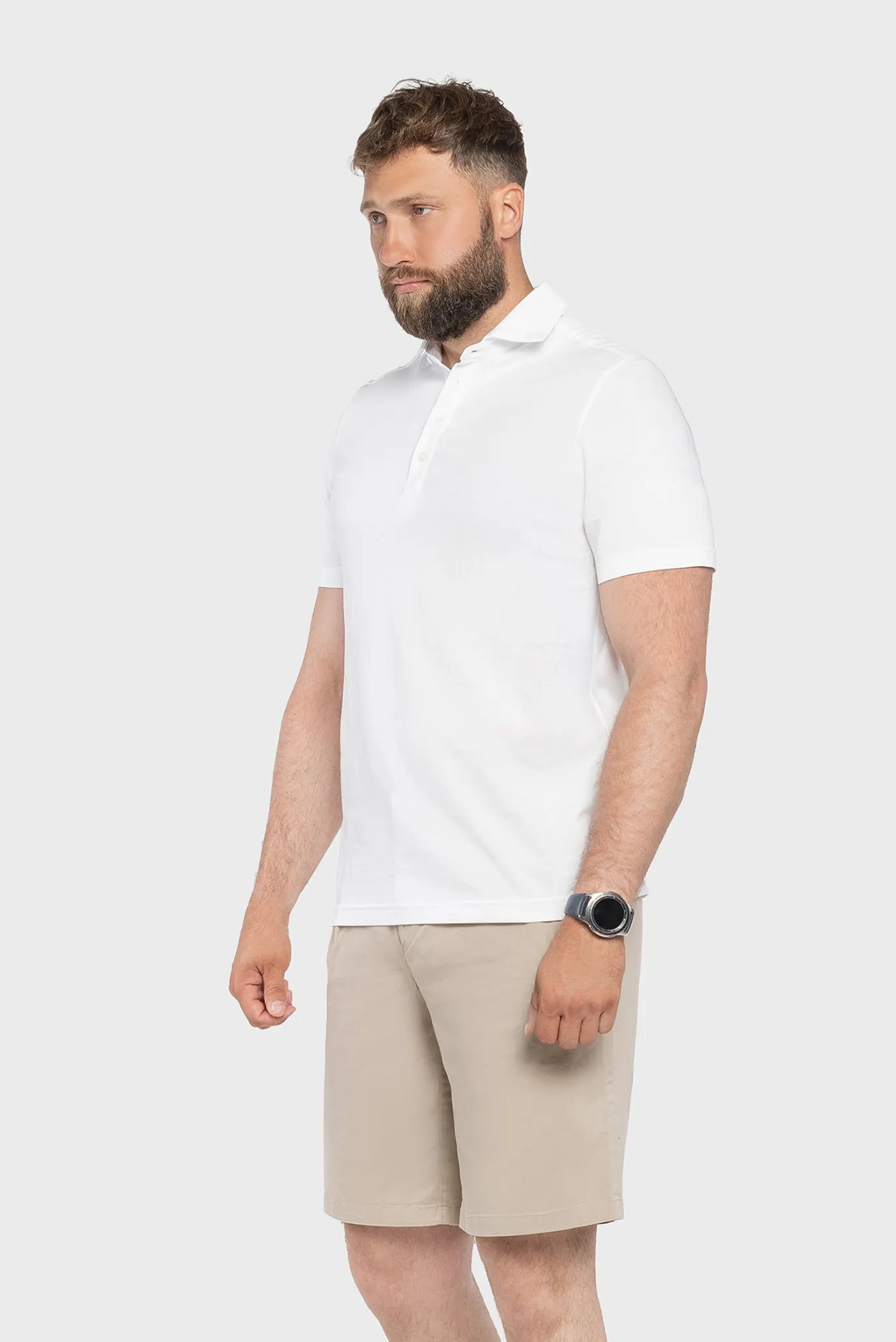 Чоловіче біле поло 3