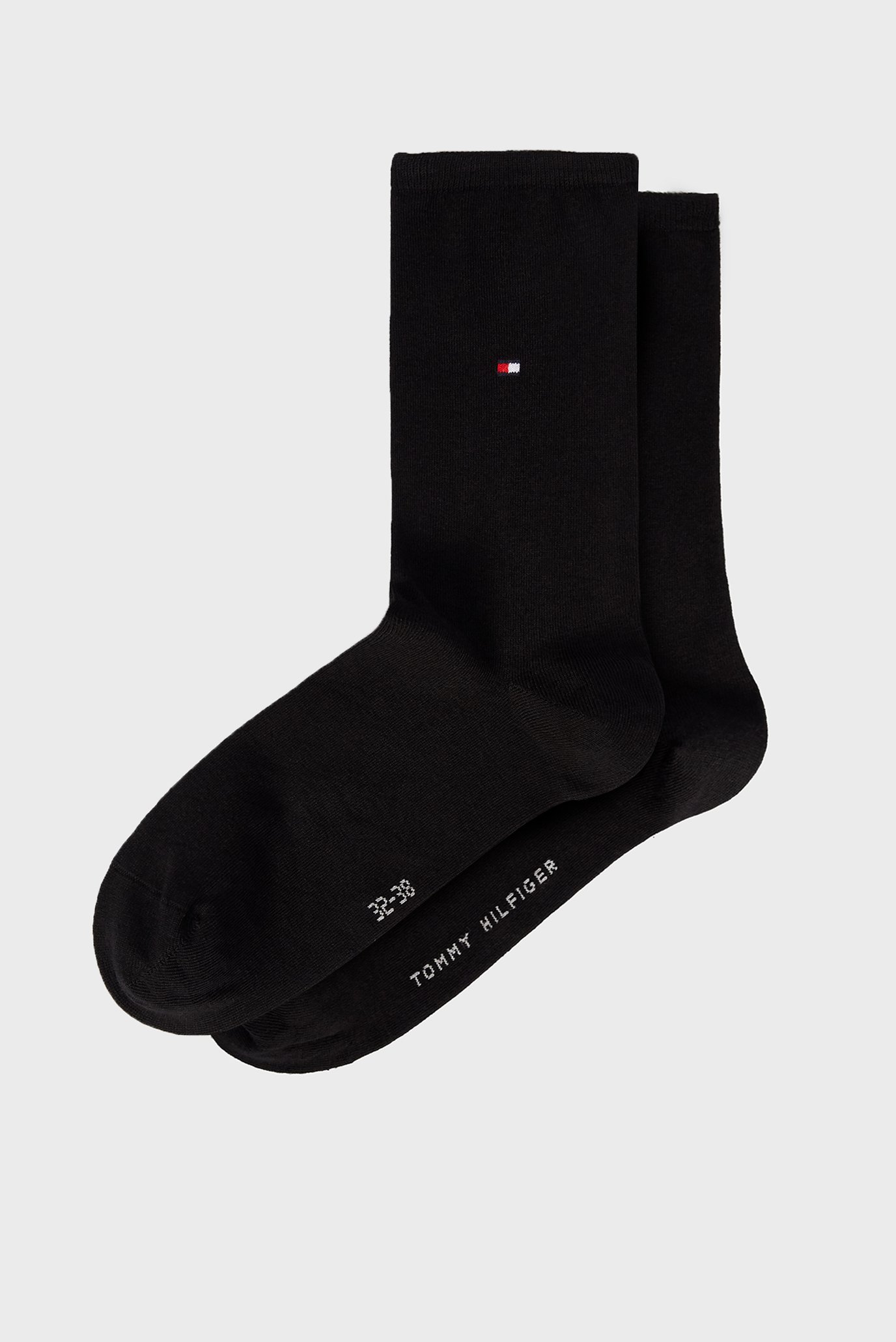 Женские черные носки (2 пары) Черный 35-38 Tommy Hilfiger 371221 Женские черные носки (2 пары) Черный 35-38 Tommy Hilfiger 371221