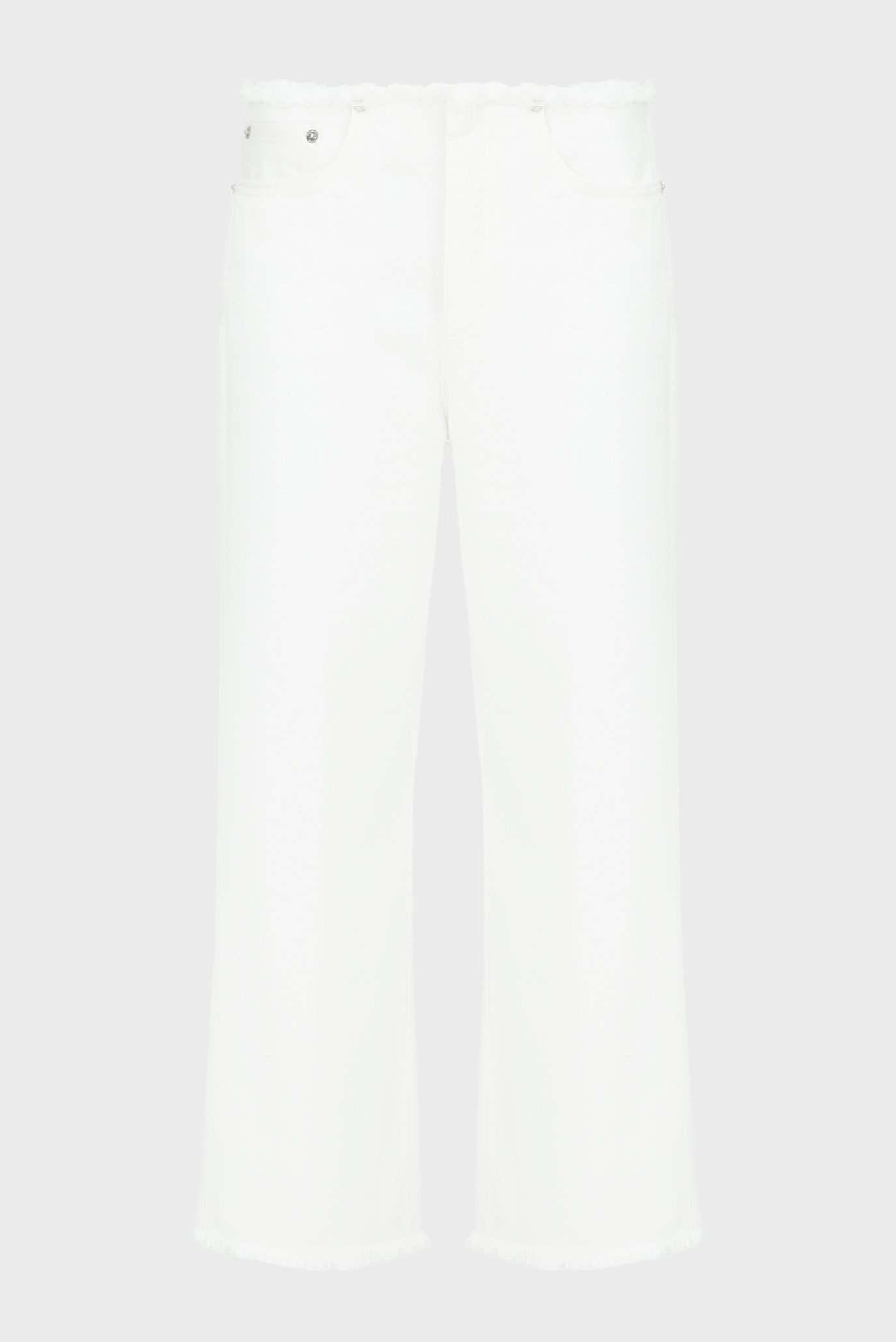 Жіночі білі джинси FRAYED WB CROP FLARE JEAN 1