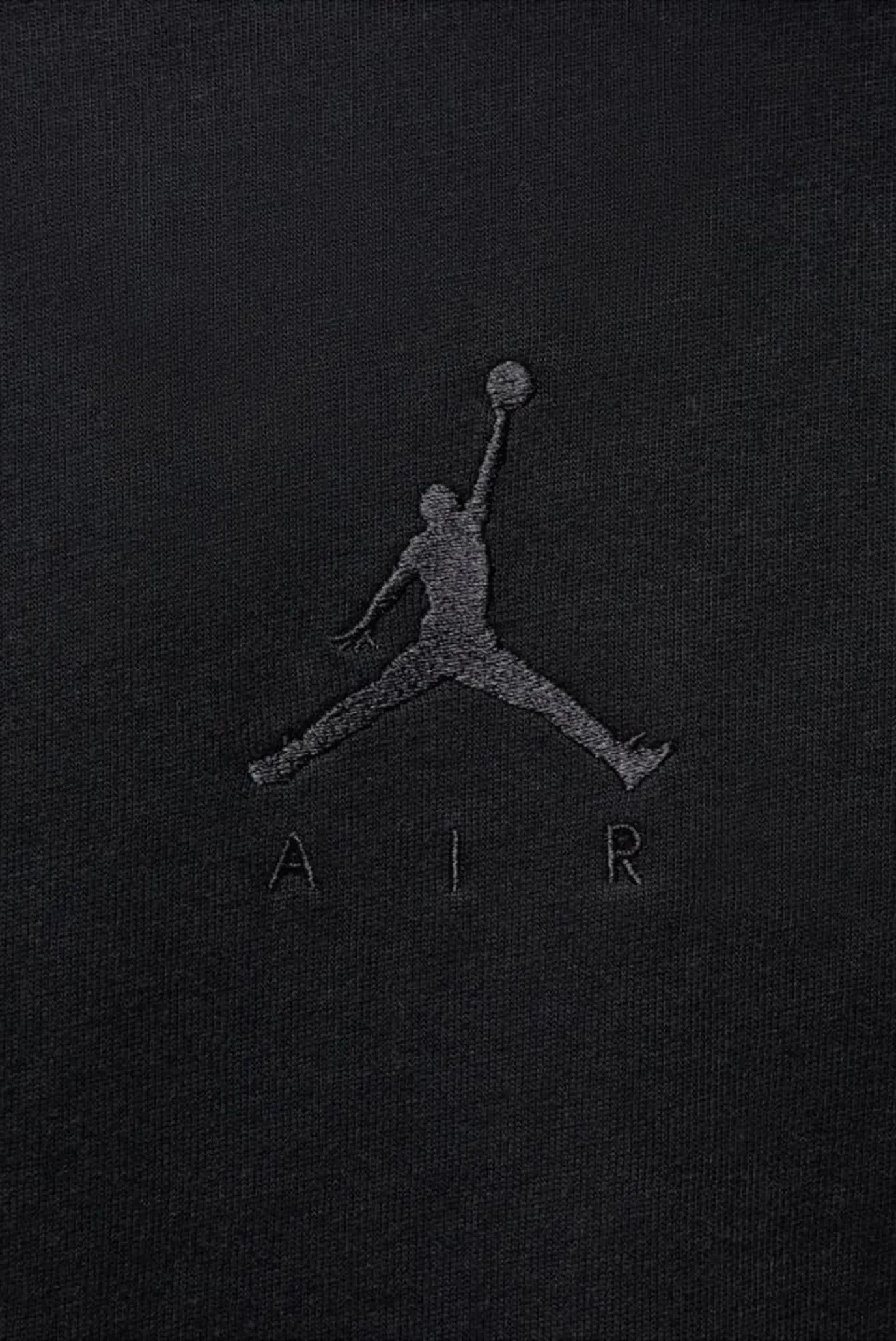 Чоловіча чорна футболка M J FLT ESS OVSZ SS CREW 5