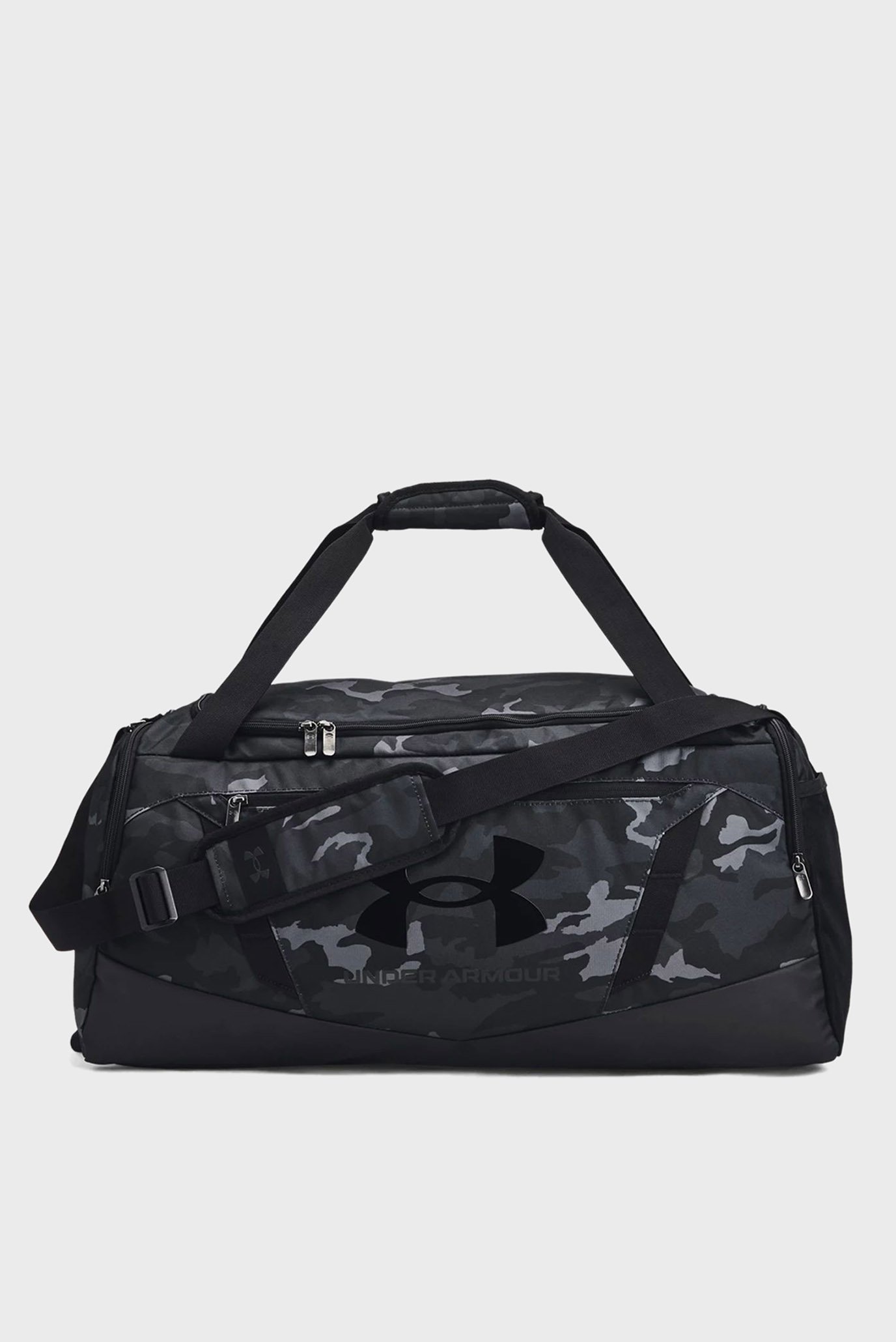 Черная камуфляжная спортивная сумка UA Undeniable 5.0 Duffle MD Черный ONESIZE Under Armour 1369223-010 Черная камуфляжная спортивная сумка UA Undeniable 5.0 Duffle MD Черный ONESIZE Under Armour 1369223-010