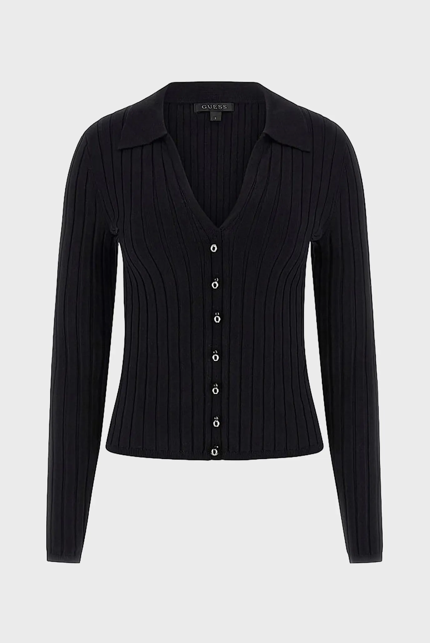 Женский черный пуловер 5