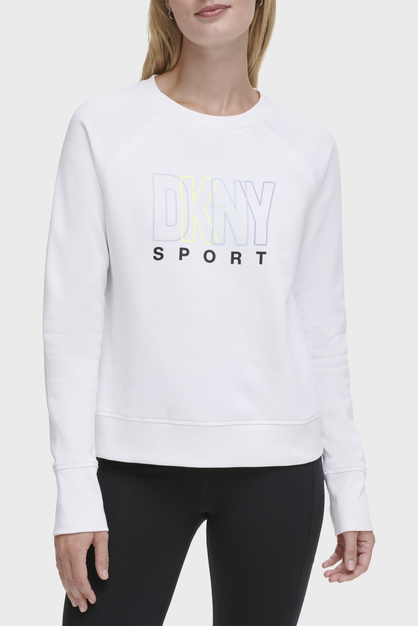 Женский белый свитшот Белый S DKNY DP3T8815