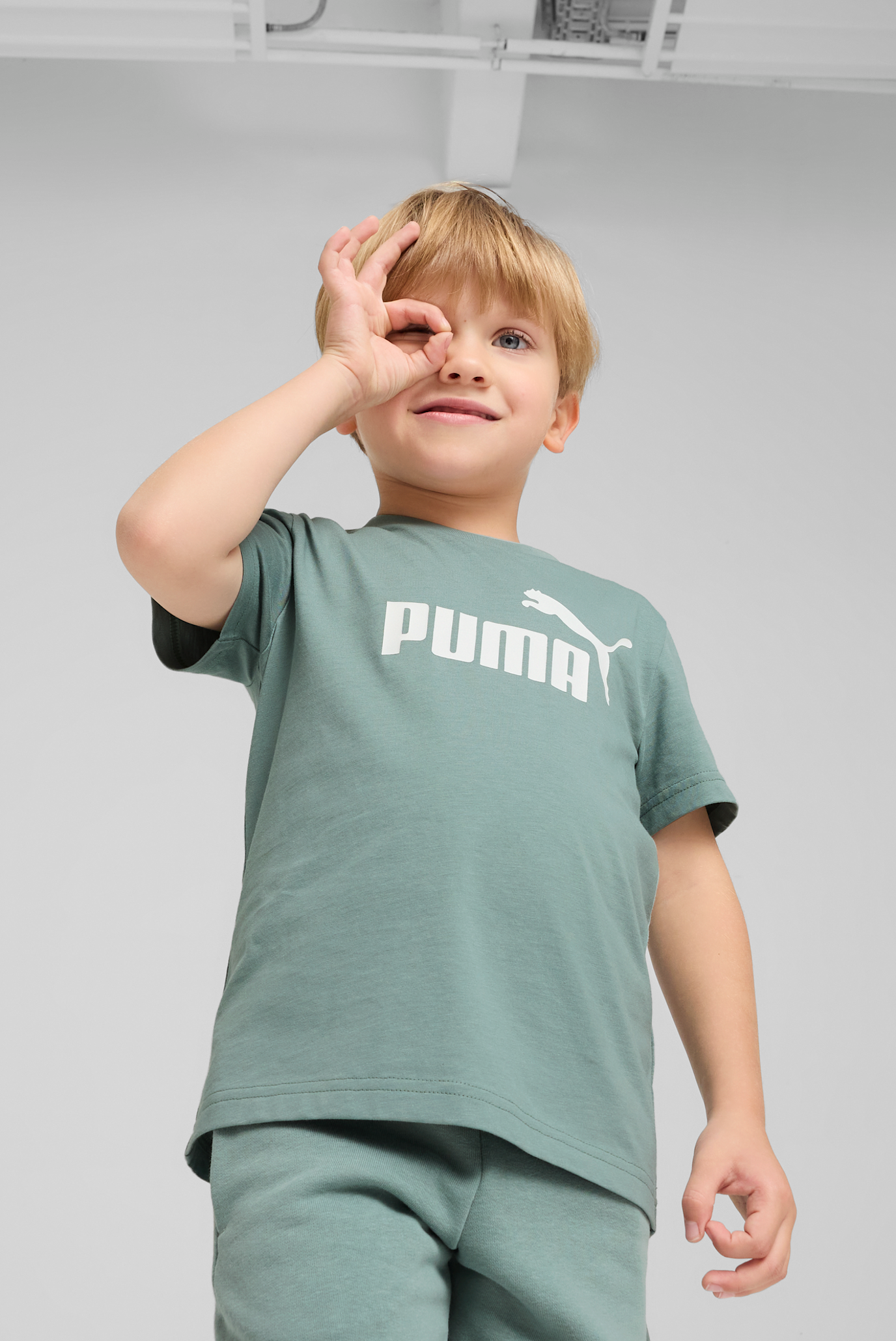 Дитяча м'ятна футболка ESS No. 1 Logo Tee Kids 1