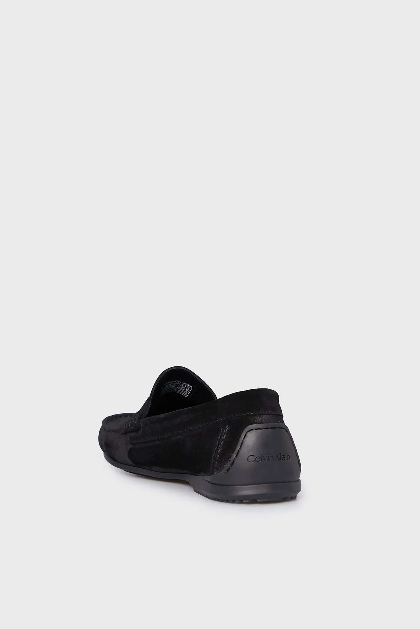 Чоловічі чорні замшеві мокасини DRIVING SHOE BOLD LOGO 5