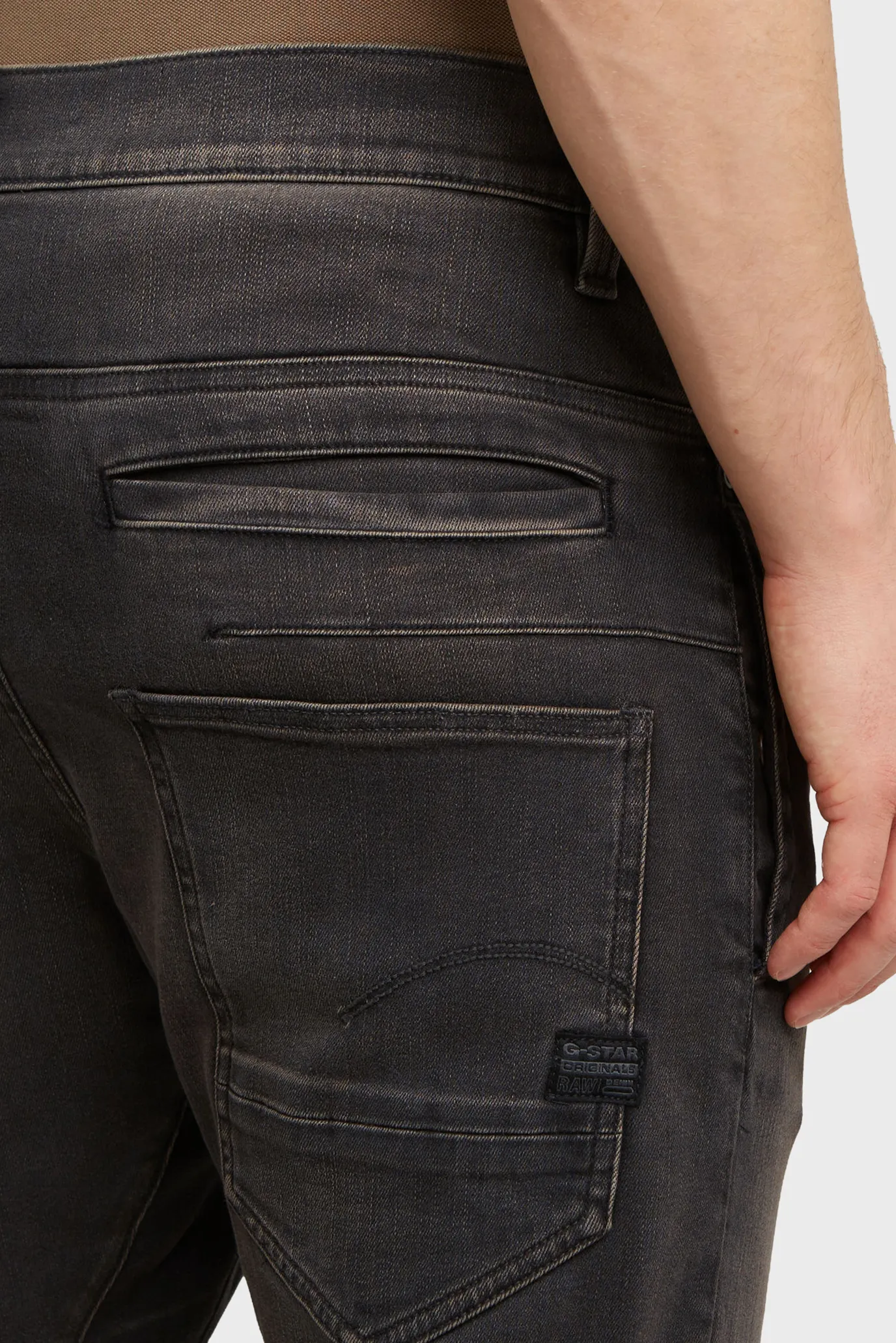 Мужские коричневые джинсы D-Staq 3D Slim 5