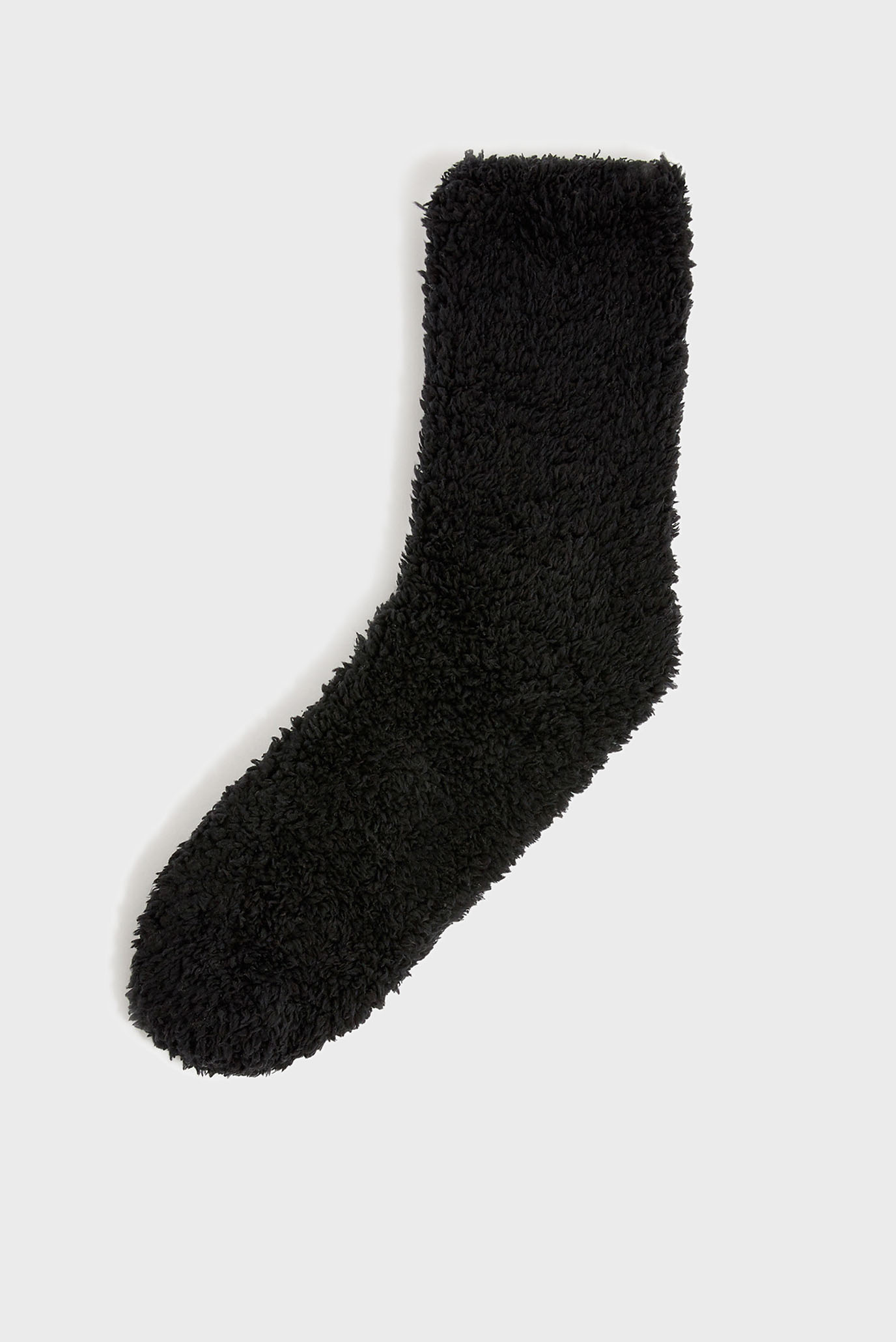 Жіночі чорні шкарпетки FLUFFY BORG COSY SOCK 1