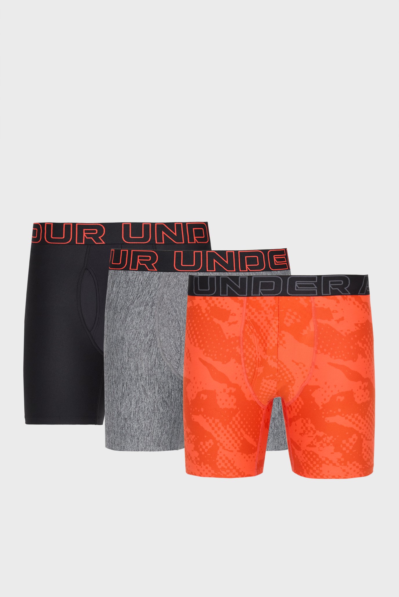Мужские боксеры (3 шт) Underwear Boxers UA PERFORMANCE TECH - SOLID 6 Разноцветный S Under Armour 1383879-847 Мужские боксеры (3 шт) Underwear Boxers UA PERFORMANCE TECH - SOLID 6 Разноцветный S Under Armour 1383879-847