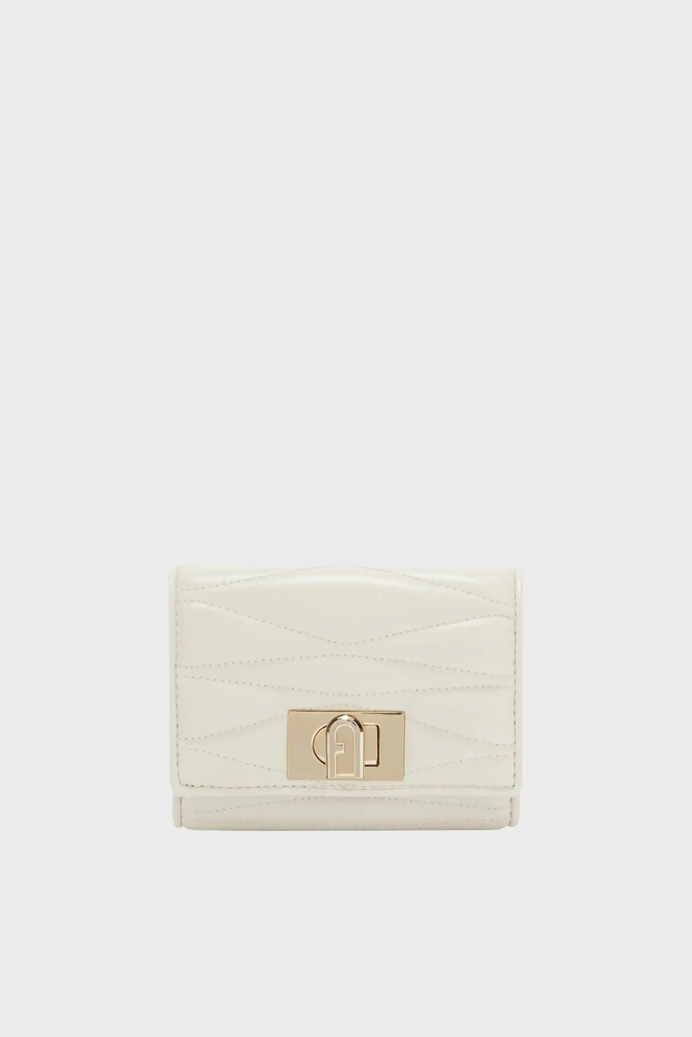 Женский белый кожаный кошелек 1