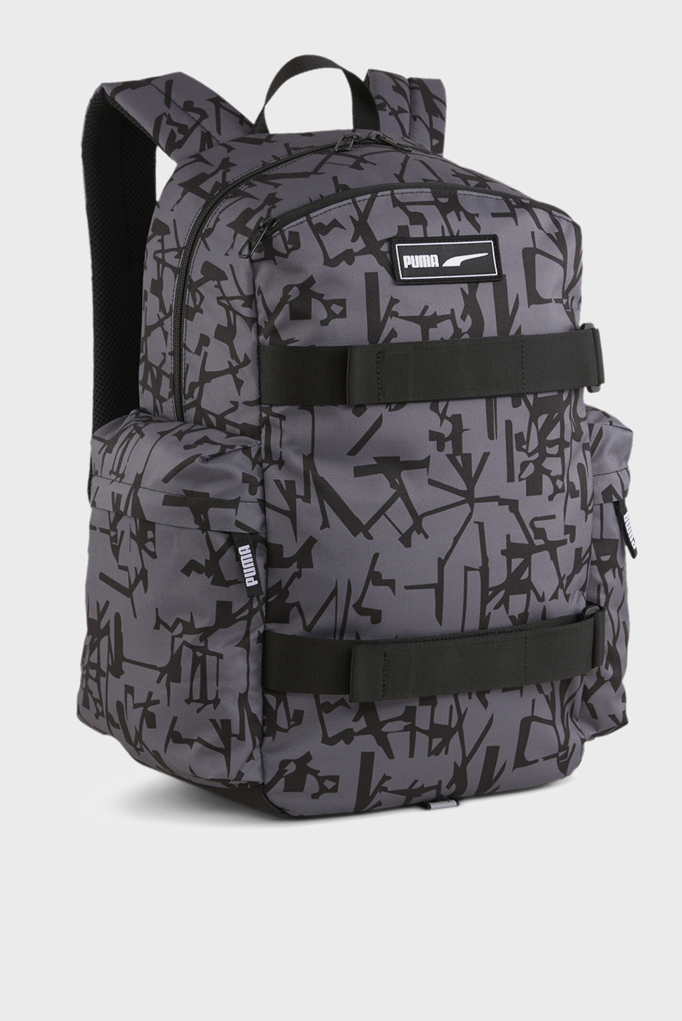 Серый рюкзак с узором PUMA Deck Backpack 1