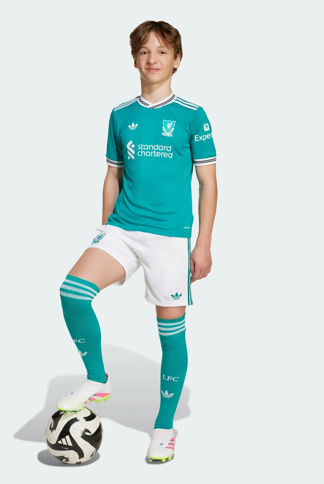 Детская бирюзовая футболка Liverpool FC 25/26 Third Kids 3