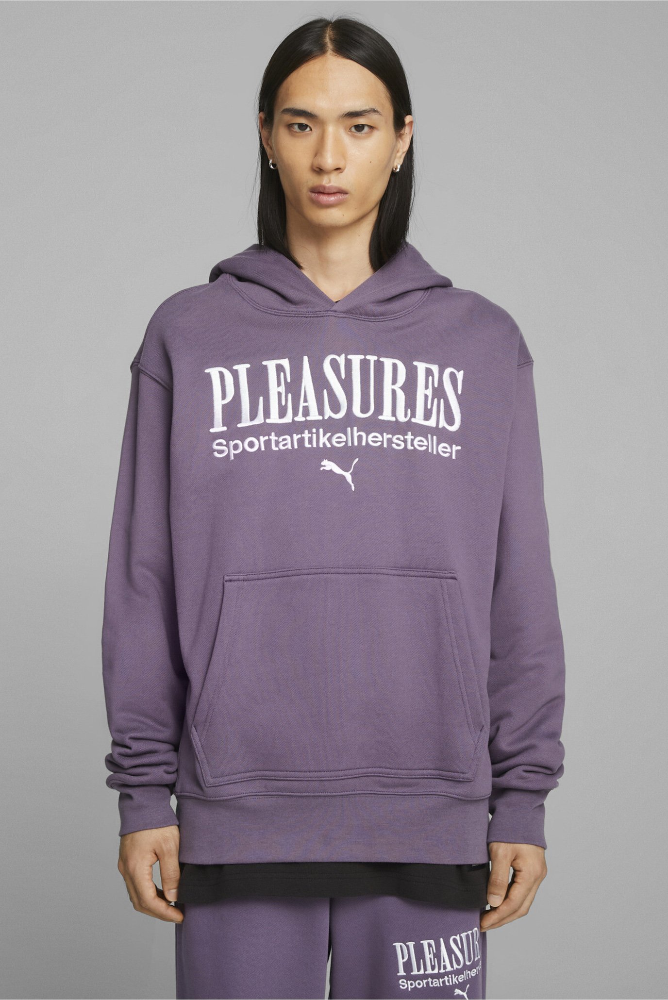 Мужское фиолетовое худи PUMA x PLEASURES Men’s Hoodie 1