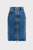 Жіноча синя джинсова спідниця DE-PENCIL-ZIP