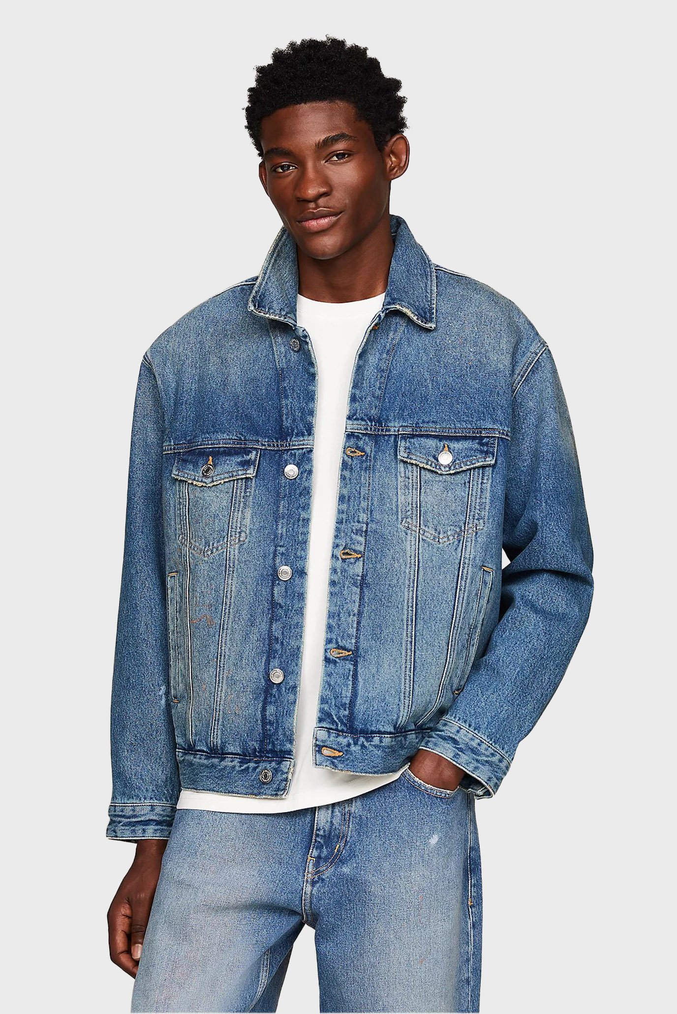 Чоловіча синя джинсова куртка TJCU TRUCKER 1