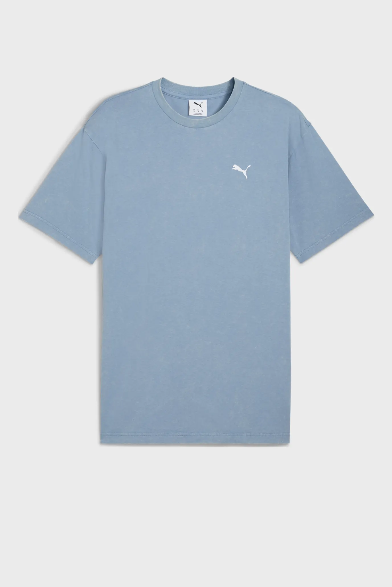 Мужская голубая футболка Essentials Elevated Relaxed Wash Tee Men 4