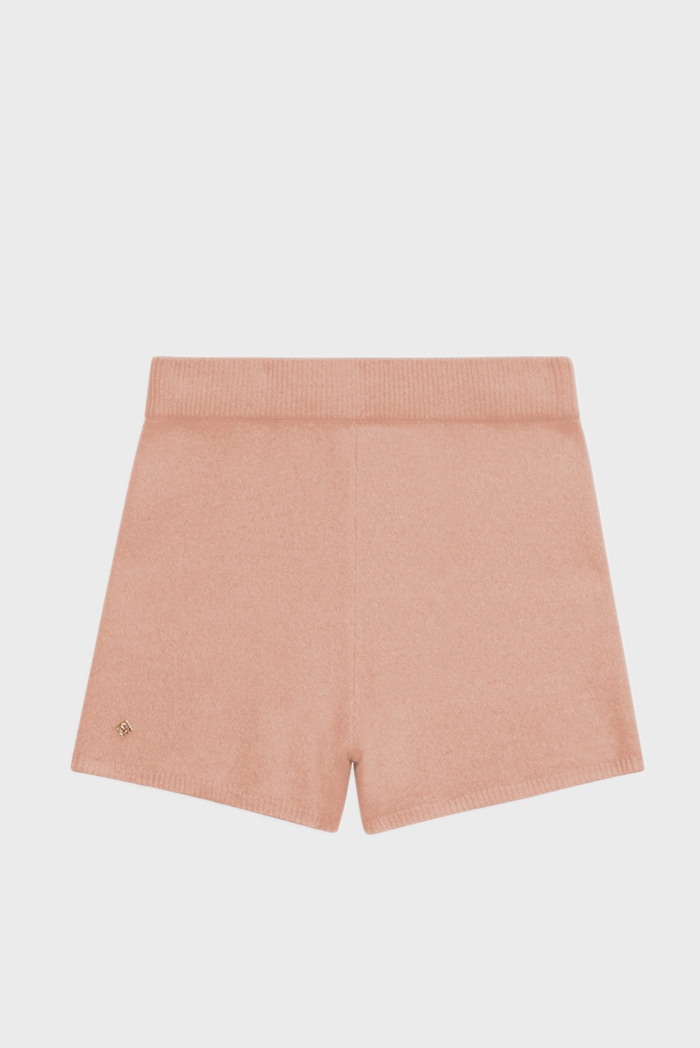 Женские розовые шерстяные шорты 1