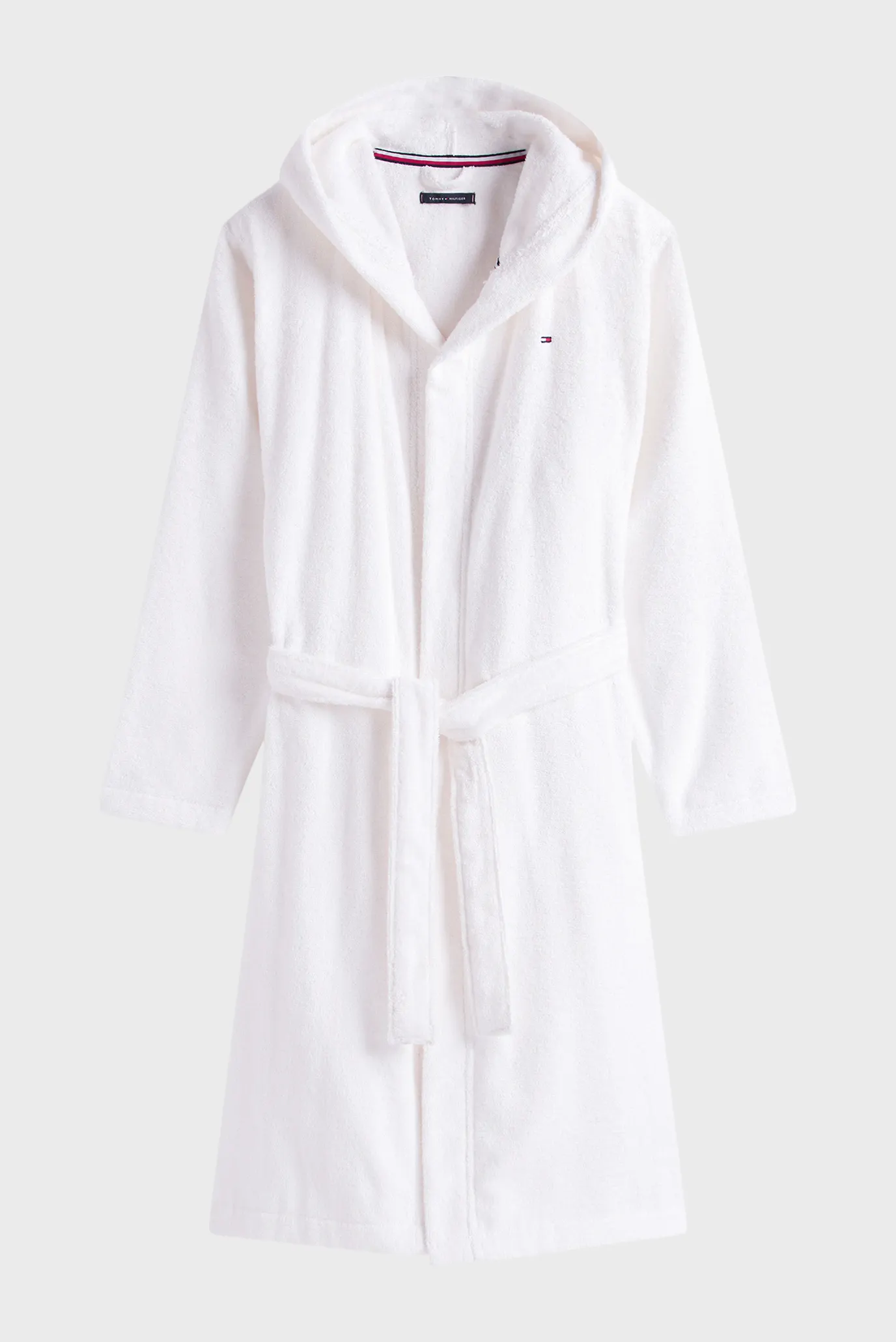 Мужской белый халат HOODED 5