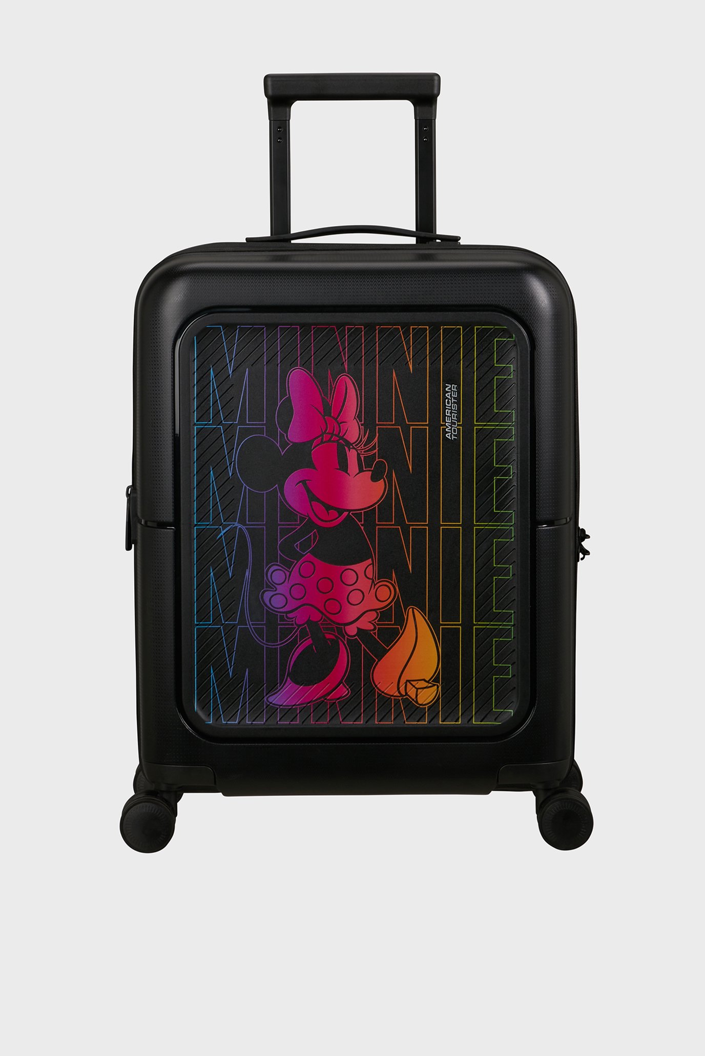 Дитяча чорна валіза 55 см DASHPOP DISNEY MINNIE NEON GRADIENT 1