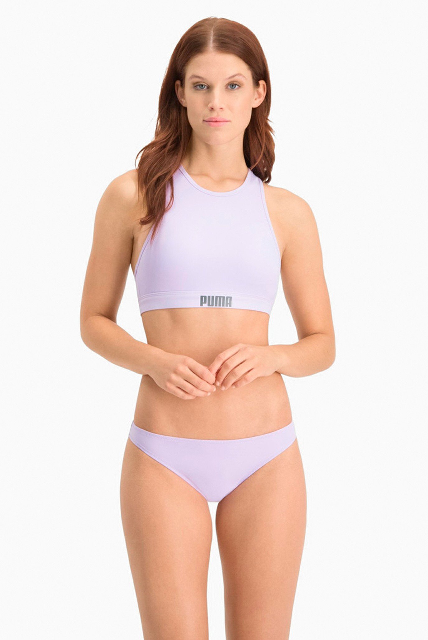 Женские сиреневые трусики от купальника PUMA Swim Women Classic Bikini Bottom 1