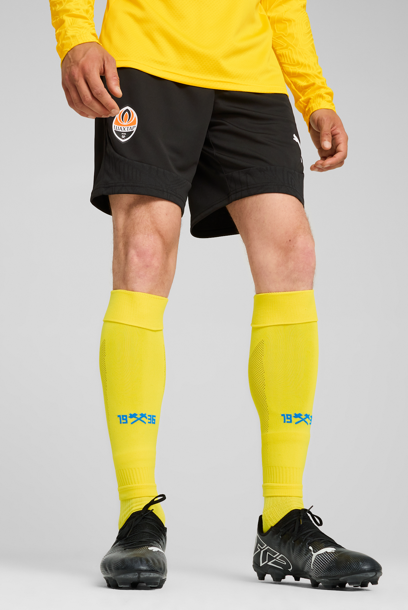 Мужские черные шорты FC Shakhtar Donetsk Training Shorts Men 1