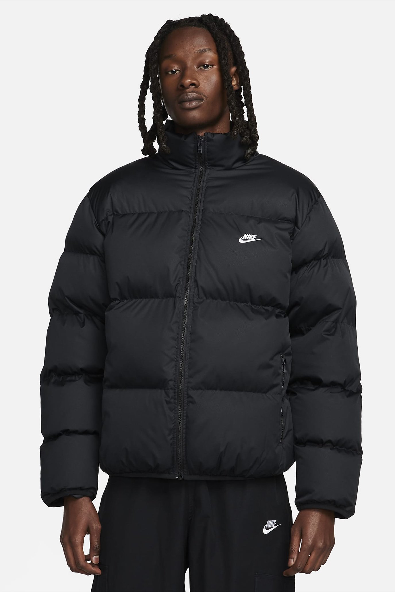 Чоловіча чорна куртка Sportswear Club Puffer 1