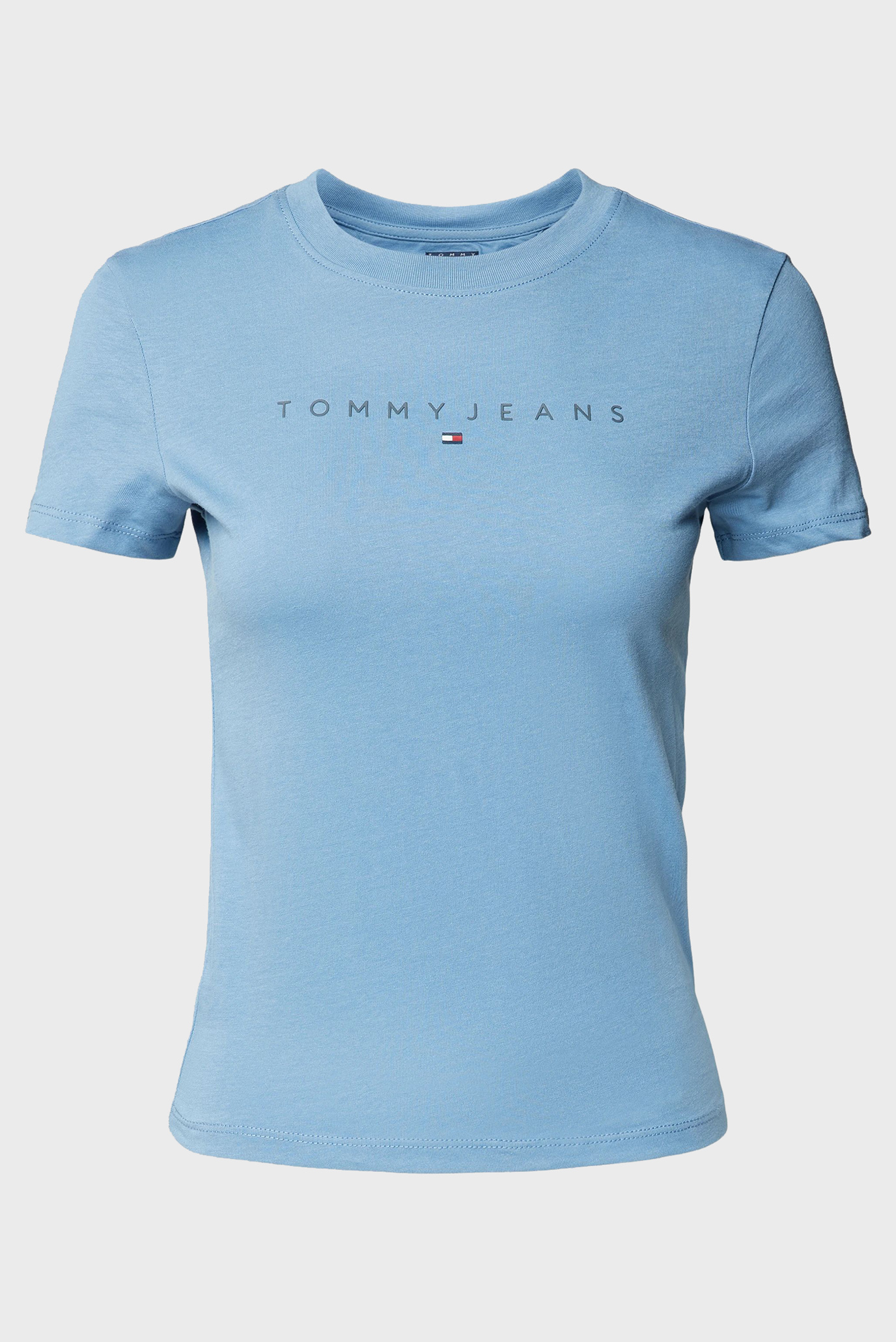 Женская голубая футболка TJW SLIM TONAL LINEAR Голубой XS Tommy Jeans DW0DW20315 Женская голубая футболка TJW SLIM TONAL LINEAR Голубой XS Tommy Jeans DW0DW20315