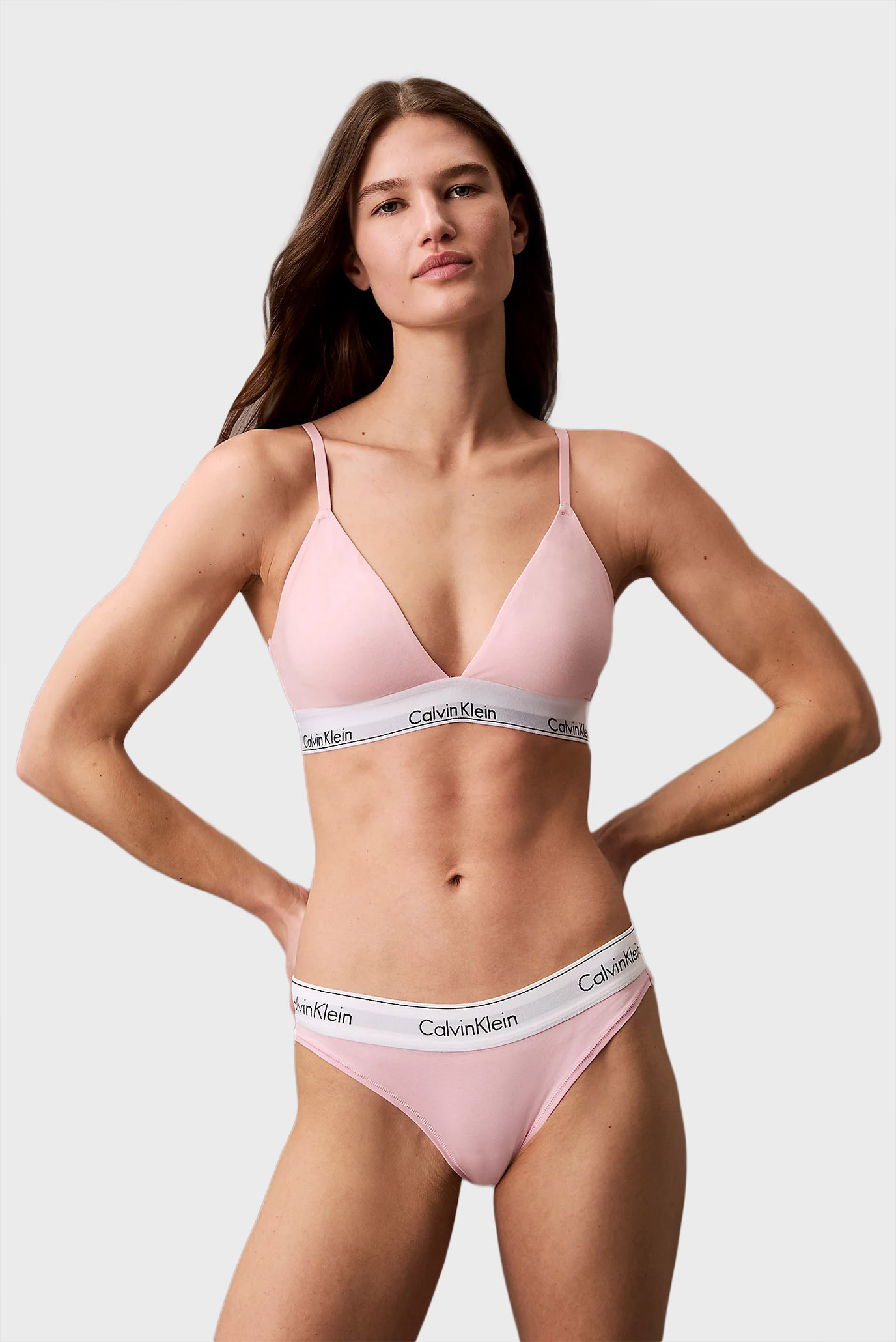 Женский розовый бюстгальтер LIGHTLY LINED TRIANG Розовый L Calvin Klein 000QF5650E Женский розовый бюстгальтер LIGHTLY LINED TRIANG Розовый L Calvin Klein 000QF5650E